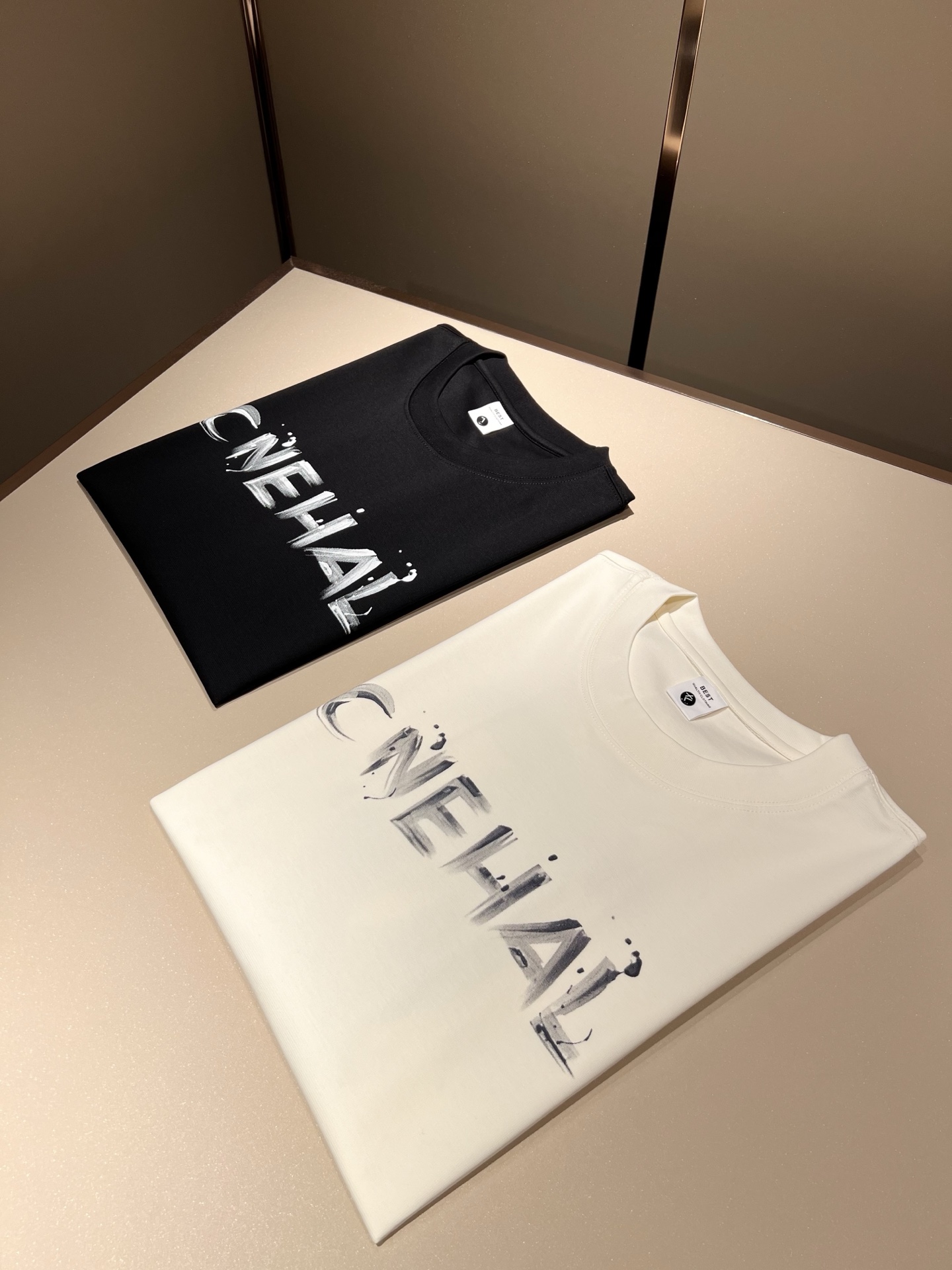 小香情侣款T恤CHA**L 2025春夏新款创意休闲男女同款👫短袖T...