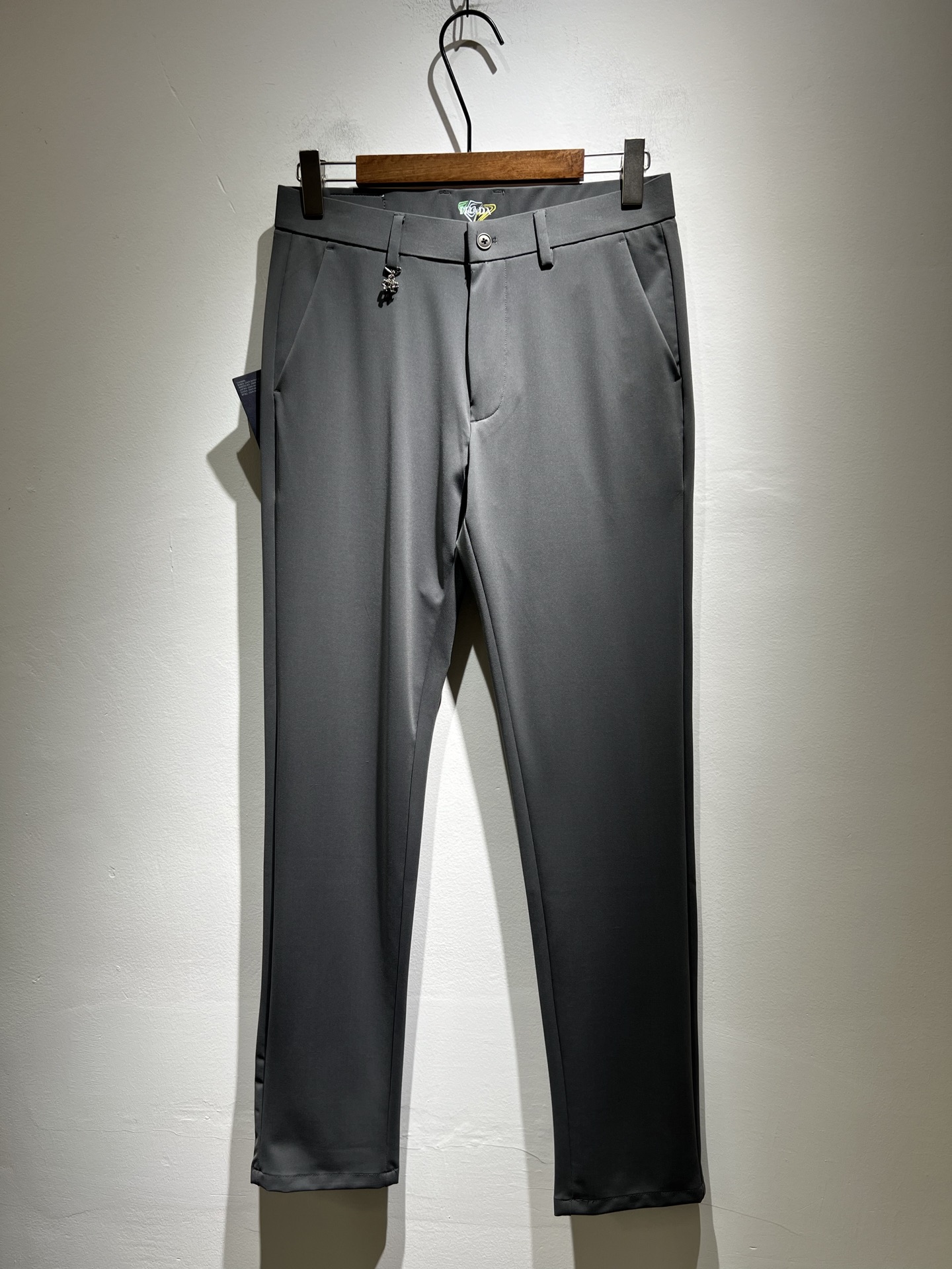 PRA*DA 普*达 2025春夏新款弹力棉质混纺氨纶百搭西裤，男士...