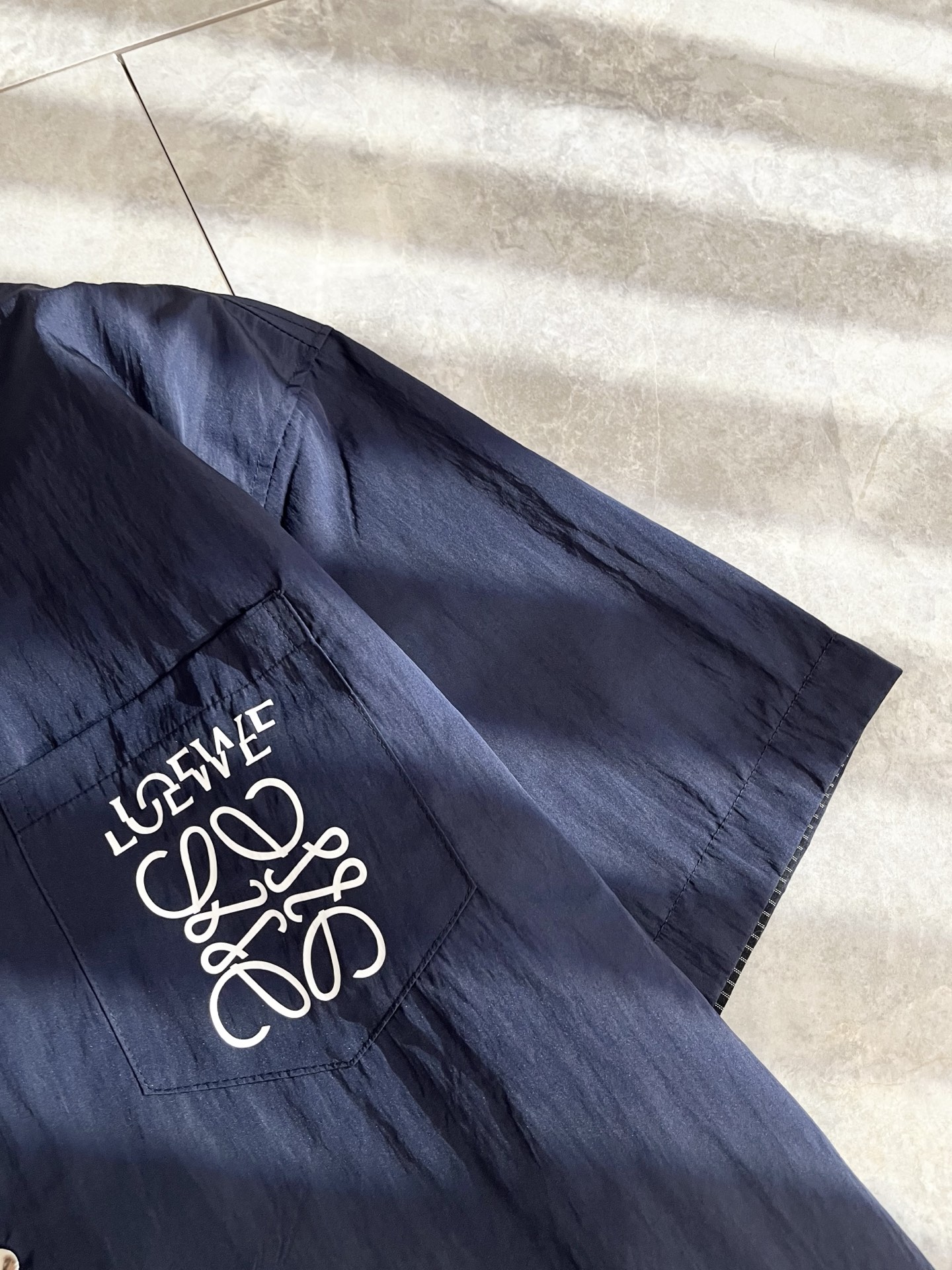 LOEWE  短袖牛仔衬衣服装,男,女 6