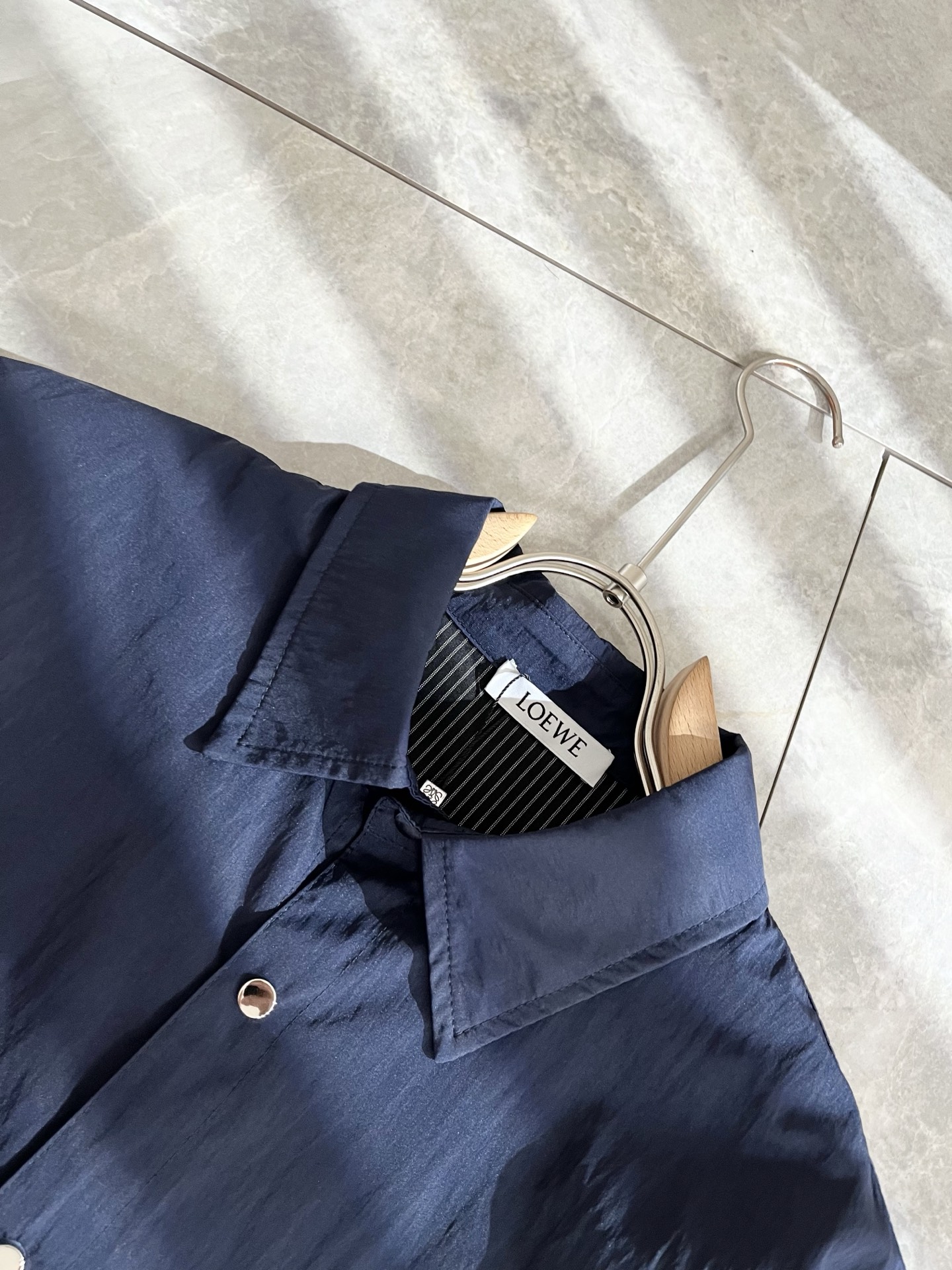 LOEWE  短袖牛仔衬衣服装,男,女 7