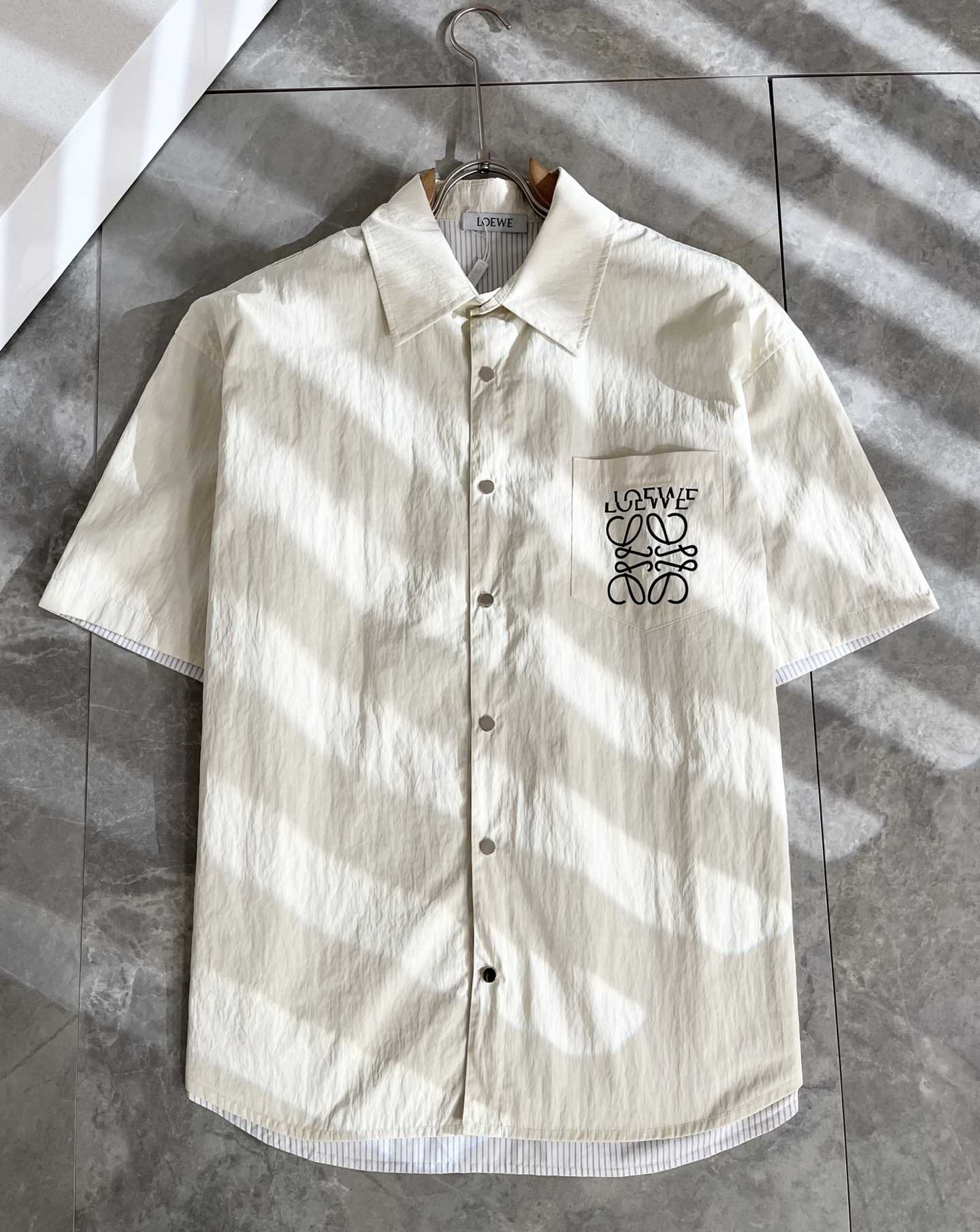 LOEWE  短袖牛仔衬衣服装,男,女 2