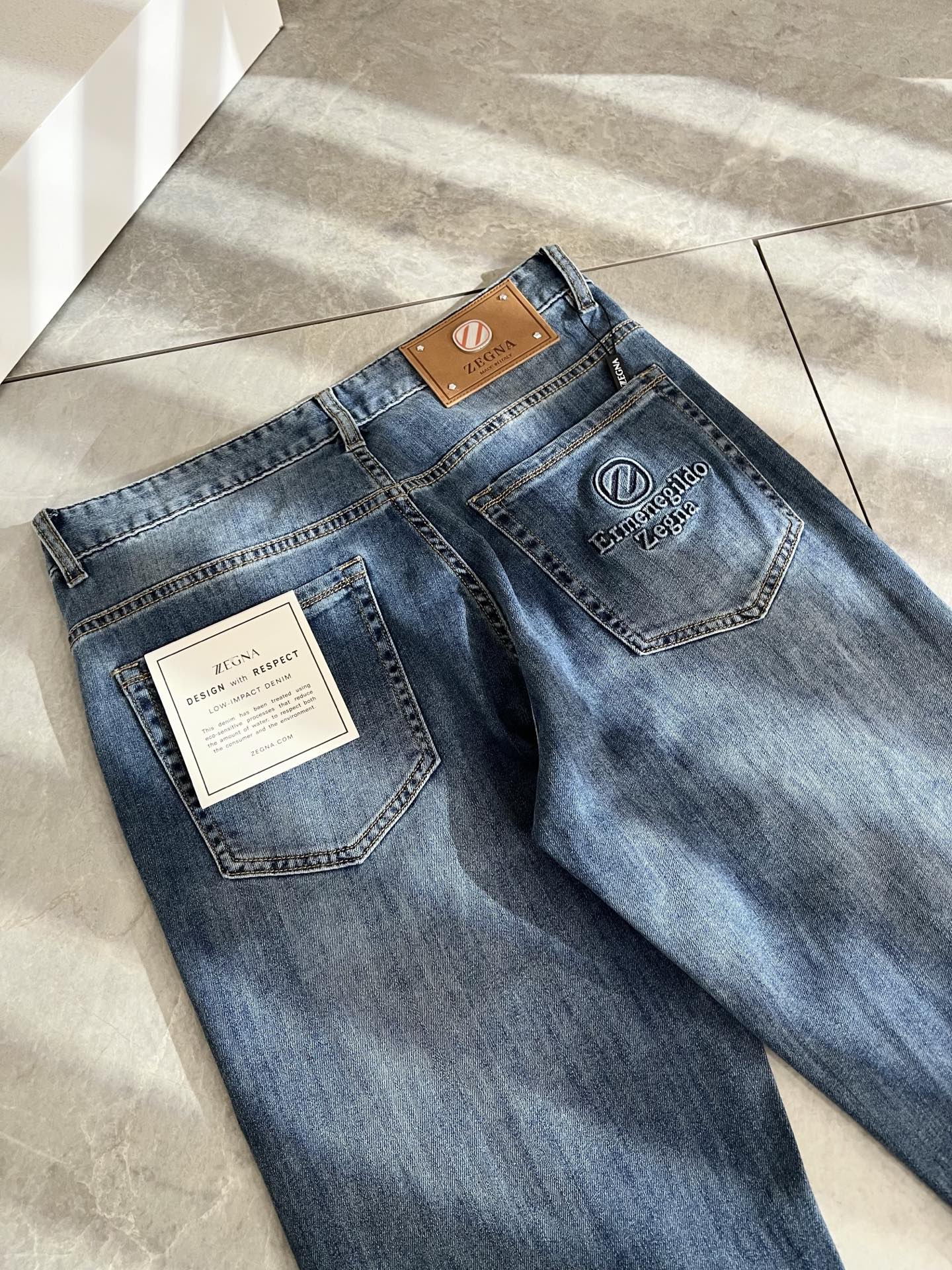 Zegna  男士休闲牛仔裤zegna,服装,男 8