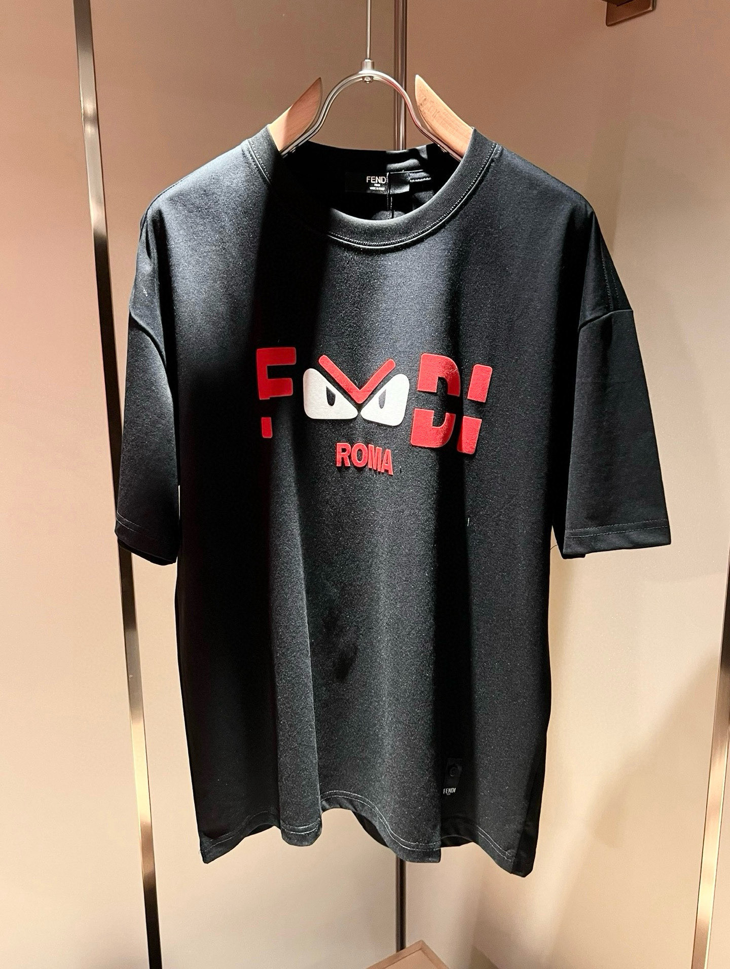 FEN*I FD家族 短袖T恤服装,男,女 2