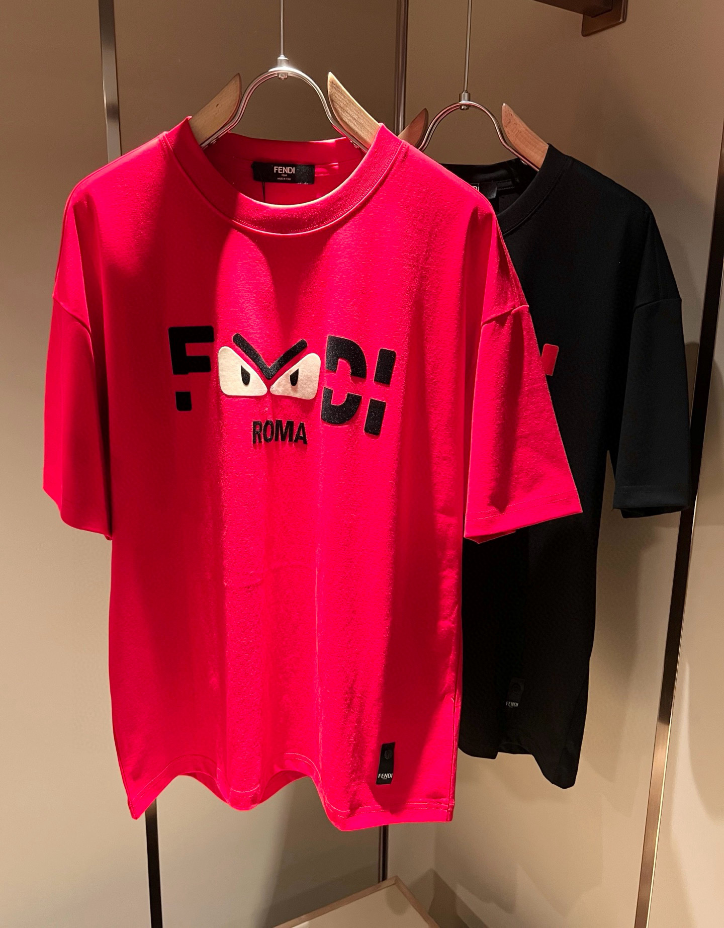 Fendi FD家族 短袖T恤服装,男,女 3