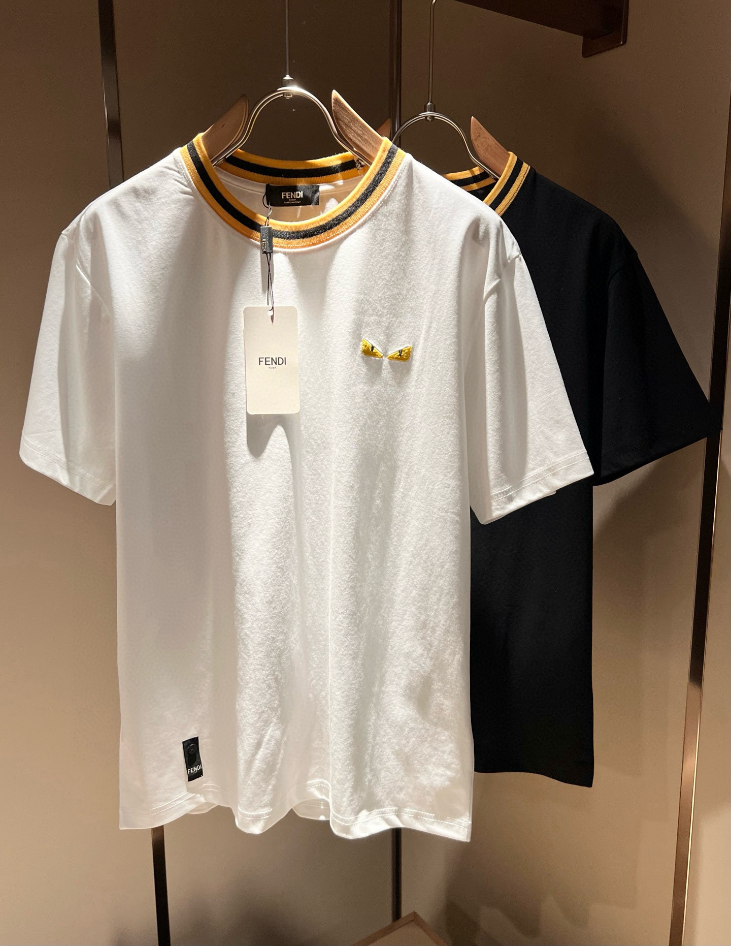 FEN*I FD家族 短袖T恤服装,男,女 3