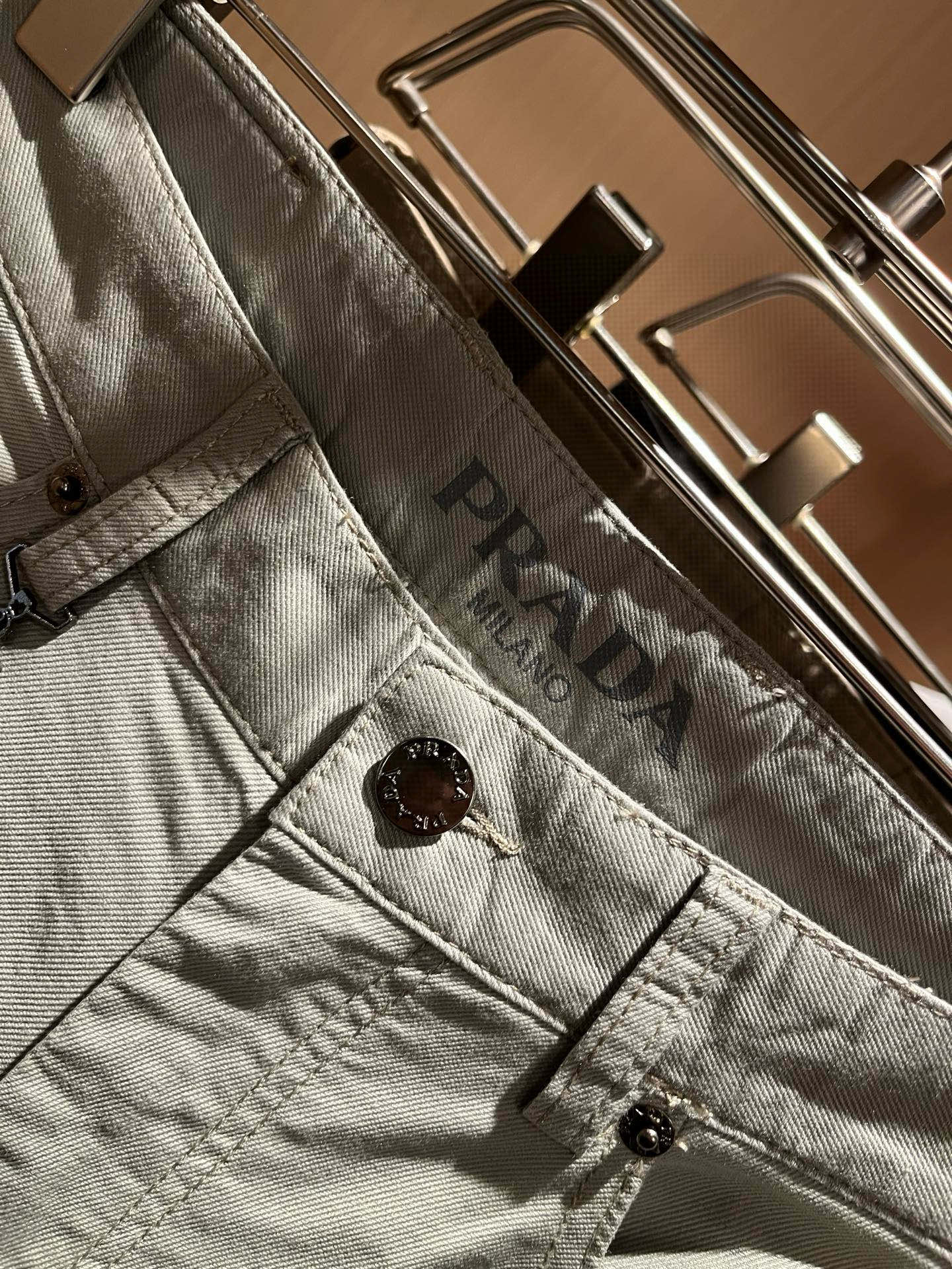 PRA*DA  男士休闲牛仔裤服装,男 6