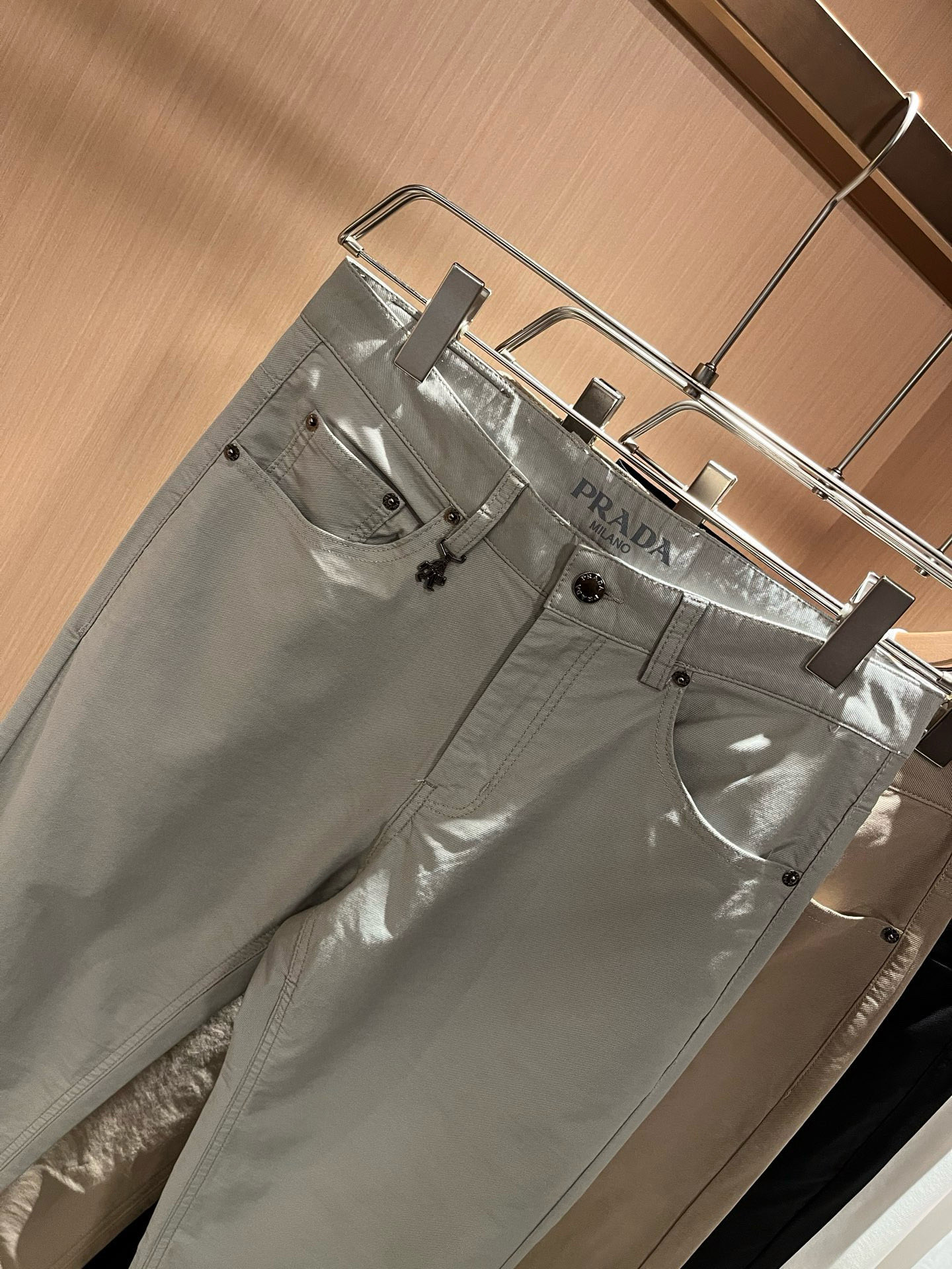 PRA*DA  男士休闲牛仔裤服装,男 4