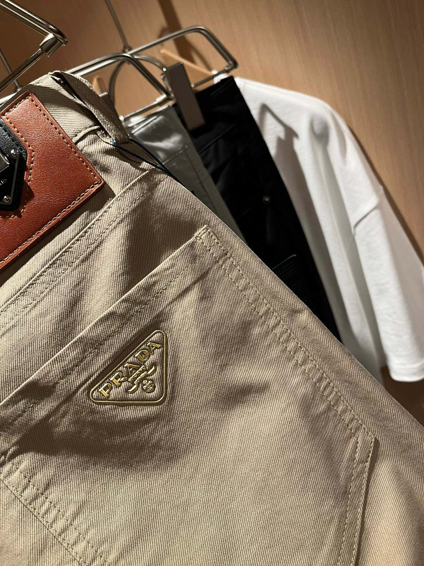 PRA*DA  休闲牛仔裤服装,男 9