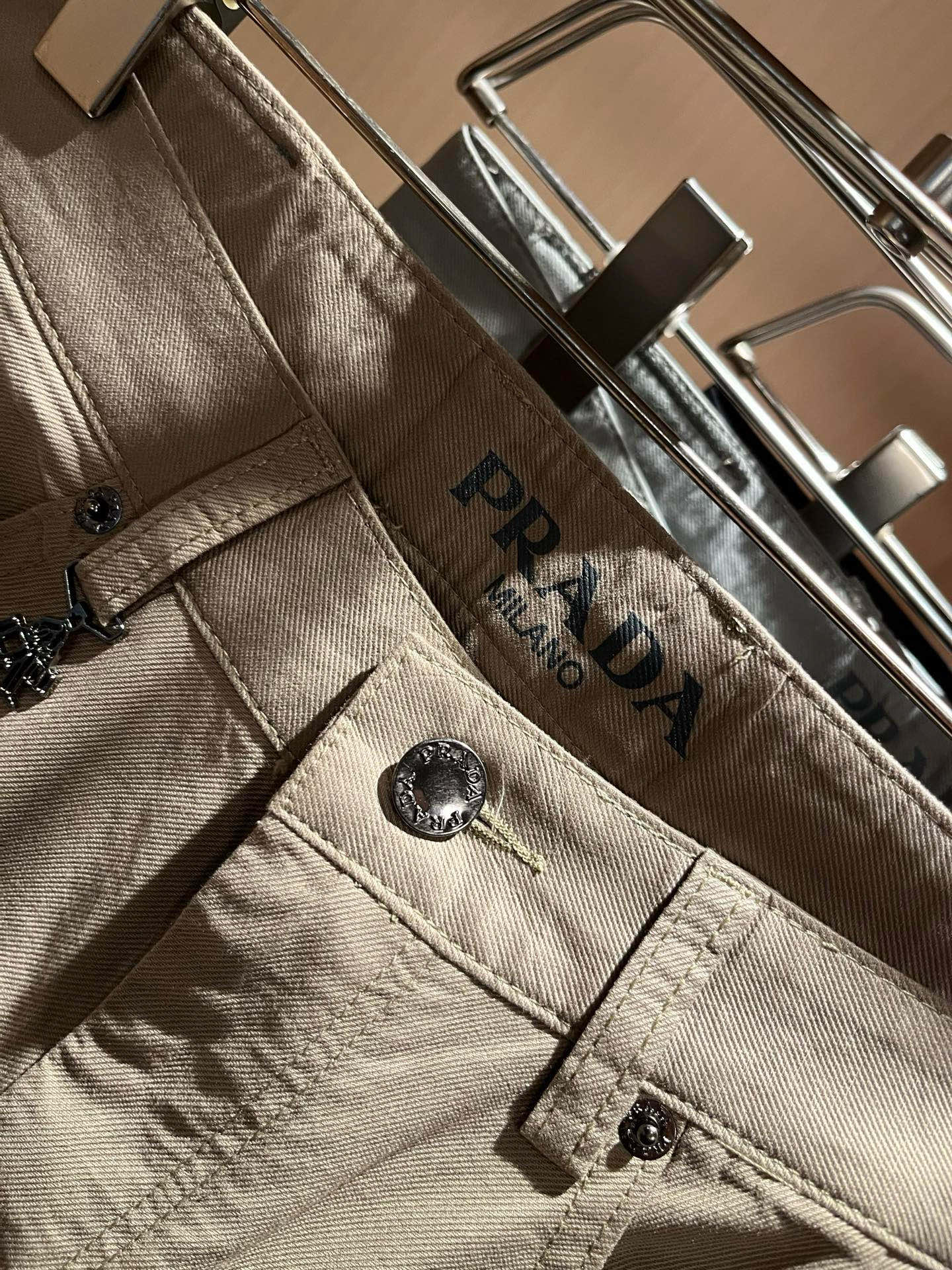 PRA*DA  休闲牛仔裤服装,男 6