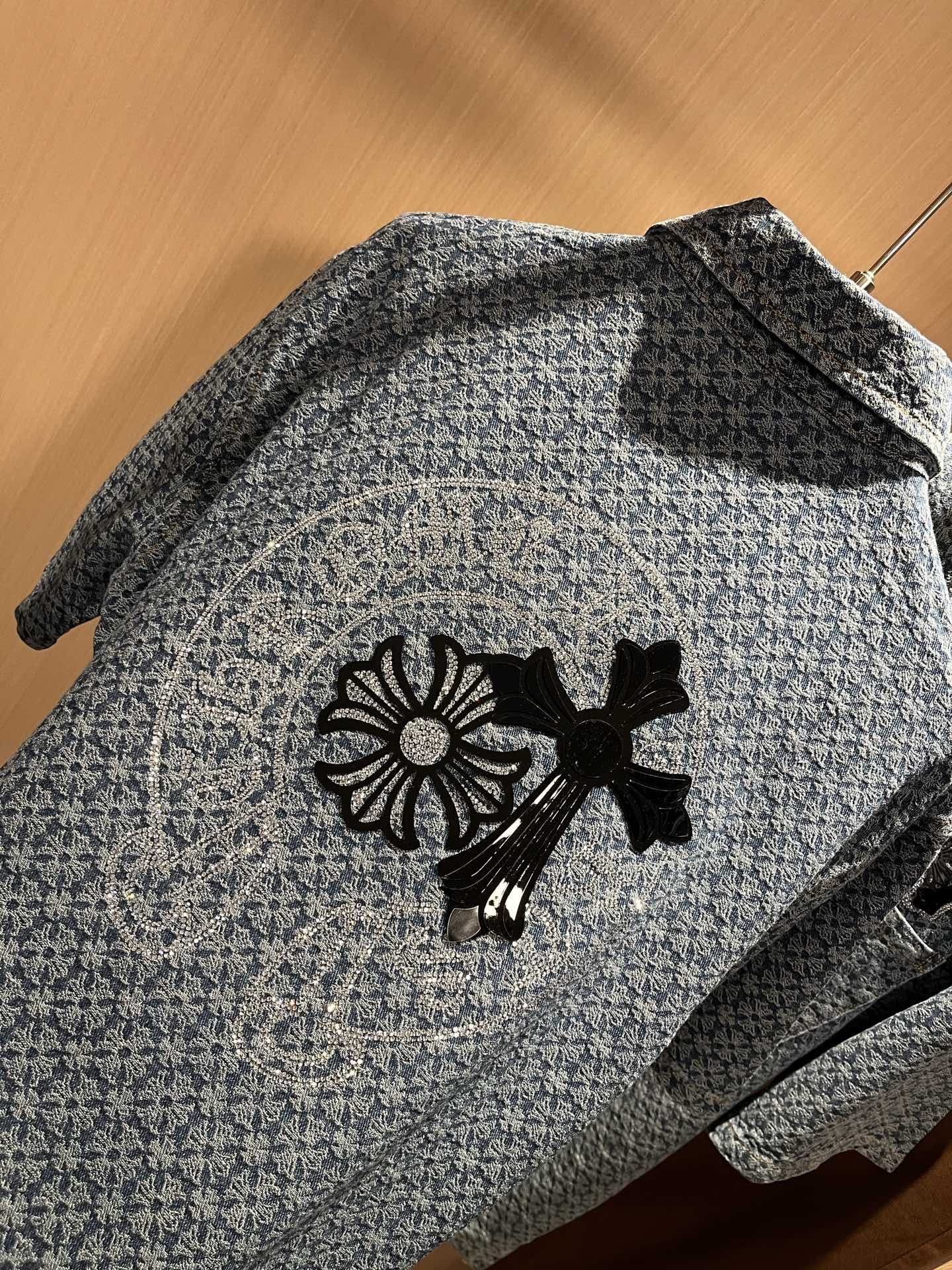 Chrome Heart Cowboy Shirt 2025: Classic Silver Appliance Series, High Street King - 图片 9