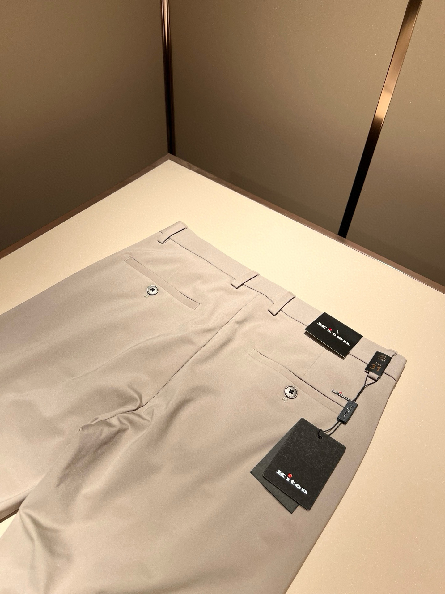 Kiton 2025 Summer Men’s High-End Leisure Pants: Classic Design with Latest Hardware. - 图片 8