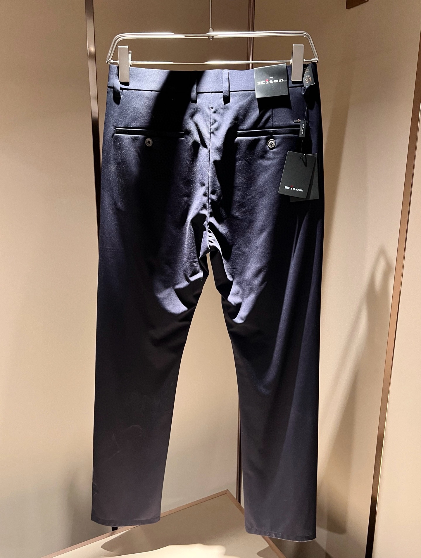 P594 Kiton 2025 Men’s High-End Leisure Pants with Classic Design and Tailoring - 图片 4