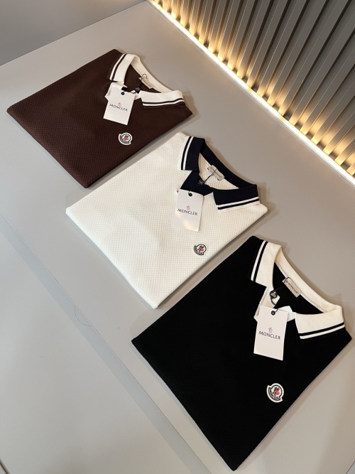 Moncler Men's Polo Shirt | Spring/Summer Knit Tee with Chest Logo 1 Moncler Men's Polo Shirt | Spring/Summer Knit Tee with Chest Logo