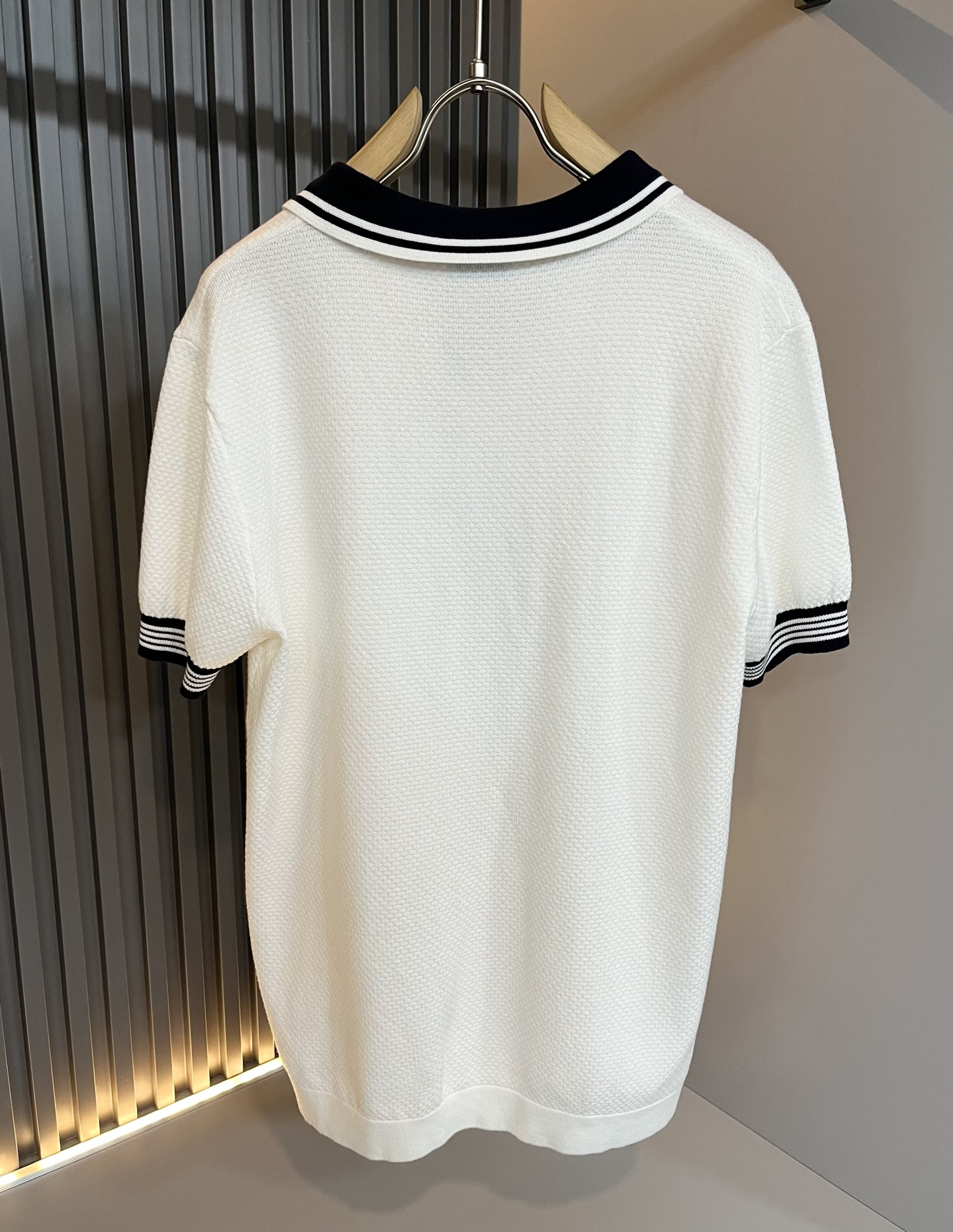 Moncler Men's Knit Polo Shirt - Short Sleeve, Logo Patch, Modern Fit 5 i1748198230004 7980 0 3