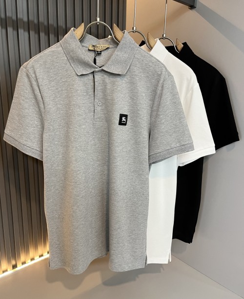 Burberry Men's Polo Shirt - Short Sleeve, Logo Detail, Comfortable Fit 1 Burberry Men's Polo Shirt - Short Sleeve, Logo Detail, Comfortable Fit