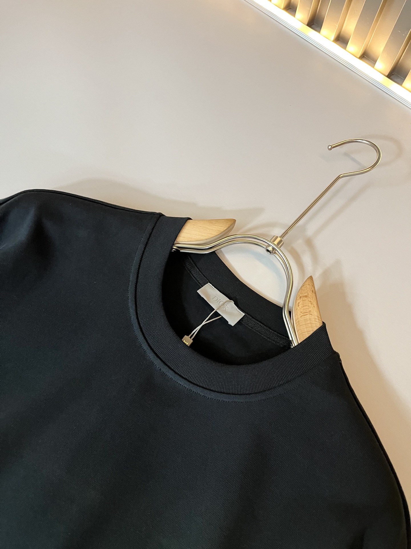 Dior Men's Black Cotton T-Shirt with Logo, Casual and Comfortable 7 i1748456546730 9275 0 5