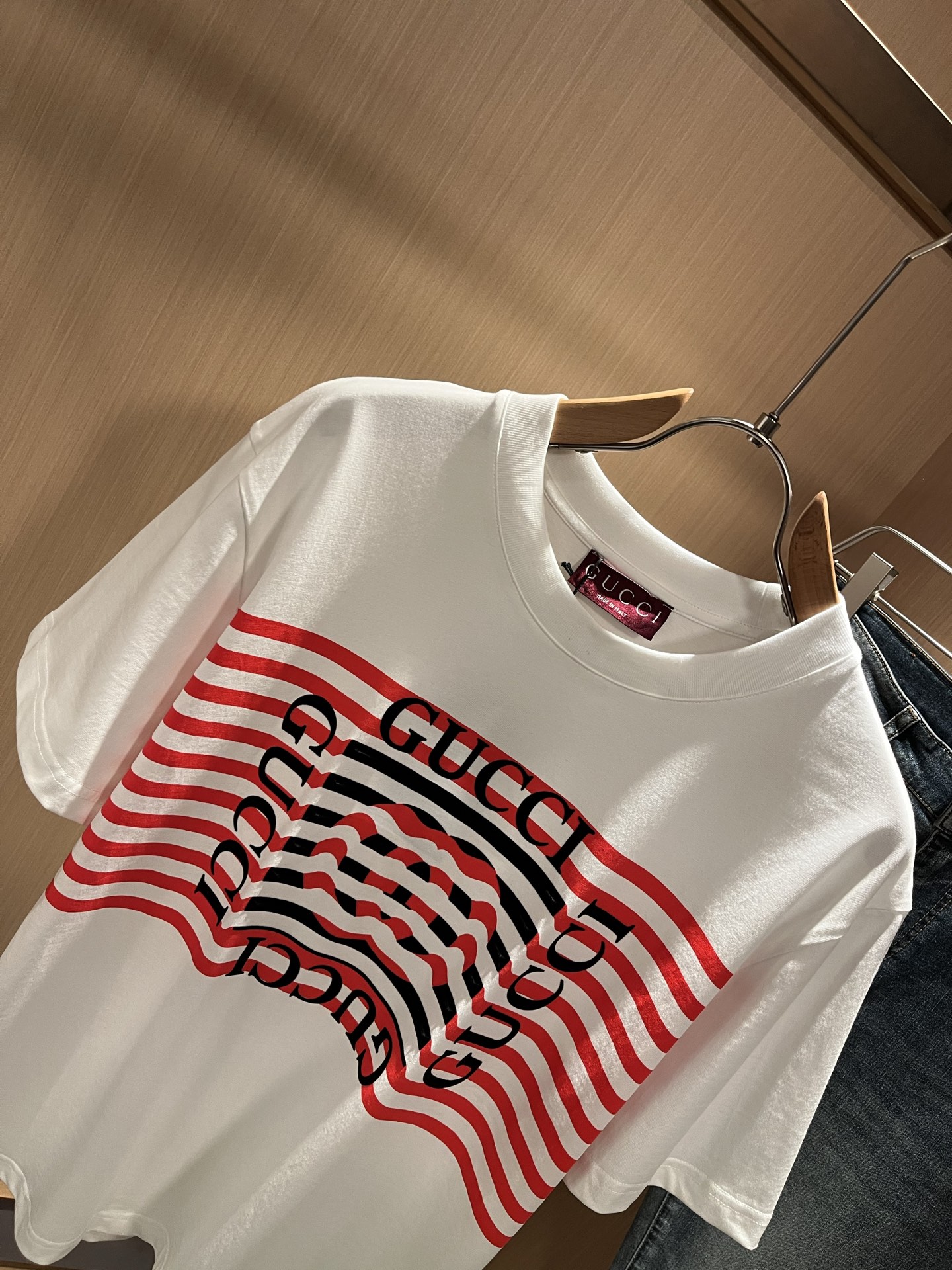 Gucci Cotton Blend Graphic T-Shirt Short Sleeve Crew Neck Unisex Top 5 i1748894078485 4098 0 3