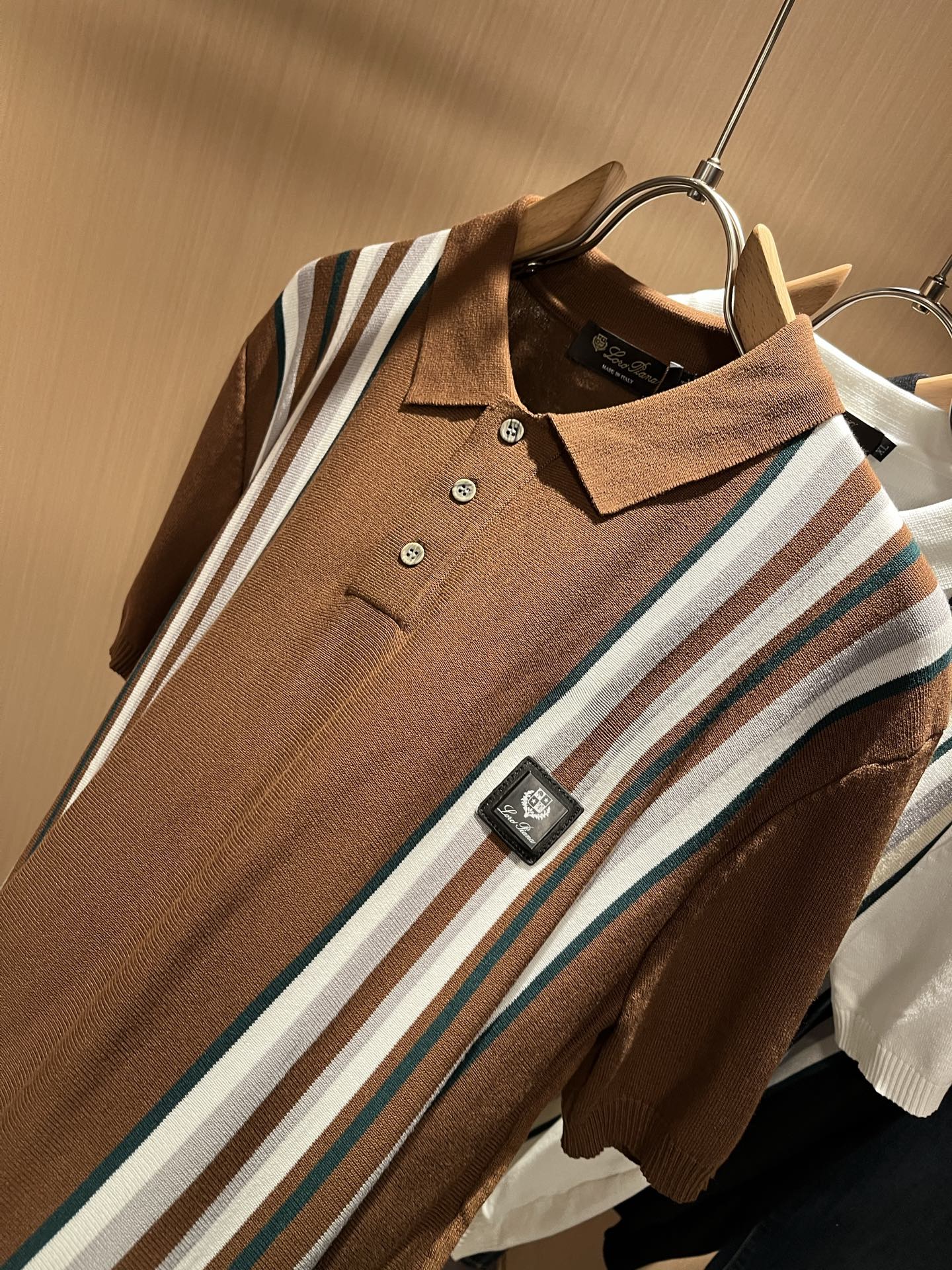 Loro Piana Men's Striped Knit Polo Shirt - Comfortable & Breathable 10 i1749054866653 4511 0 8