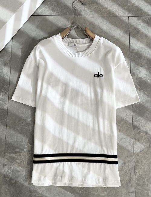 Alo Unisex T-shirt met Geborduurd Logo - Stijlvol & Comfortabel Katoen 1 Alo Unisex T-shirt met Geborduurd Logo - Stijlvol & Comfortabel Katoen