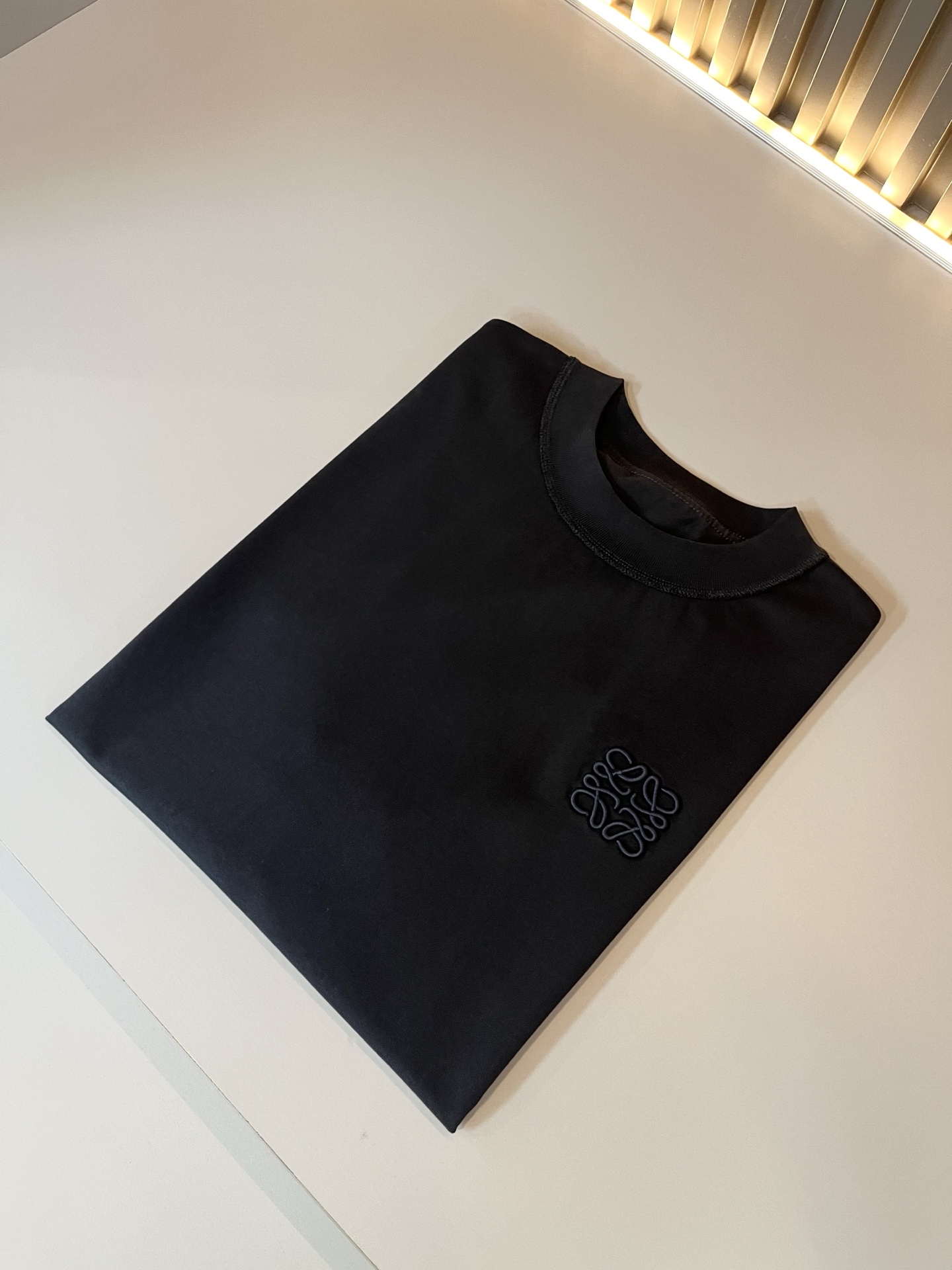 LOEWE Unisex Cotton Short Sleeve T-Shirt with Embroidered Logo 3 i1749072411237 6253 0 1