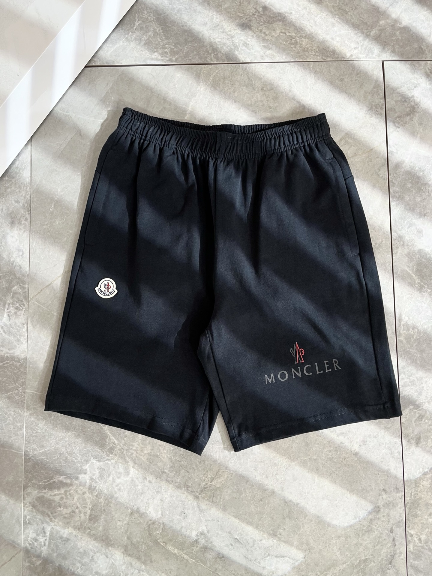 Moncler Logo Print Cotton Blend Casual Shorts, Couple Style, S-2XL 3 i1749243931679 6419 0 1