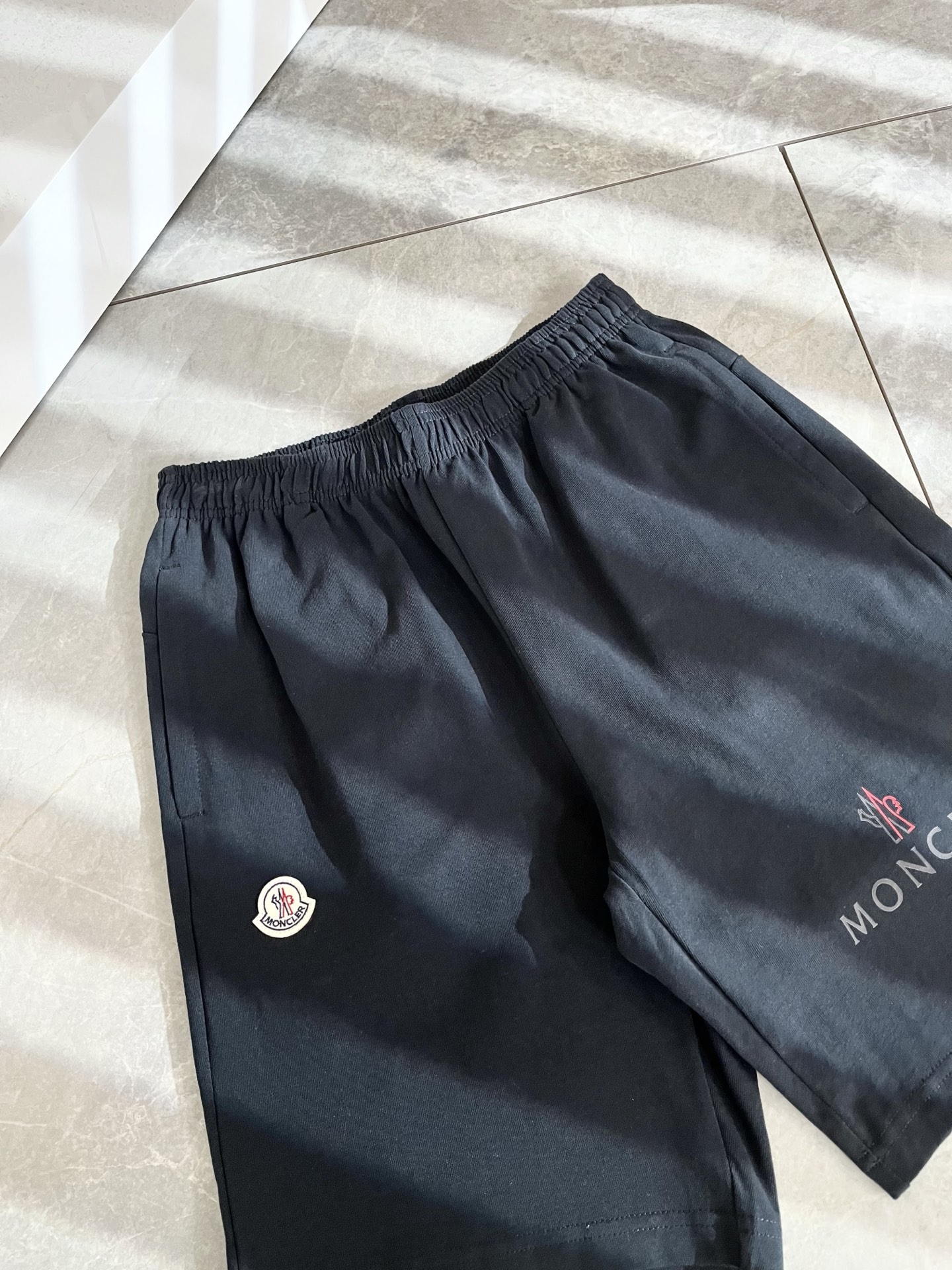 Moncler Logo Print Cotton Blend Casual Shorts, Couple Style, S-2XL 6 i1749243931728 6652 0 4