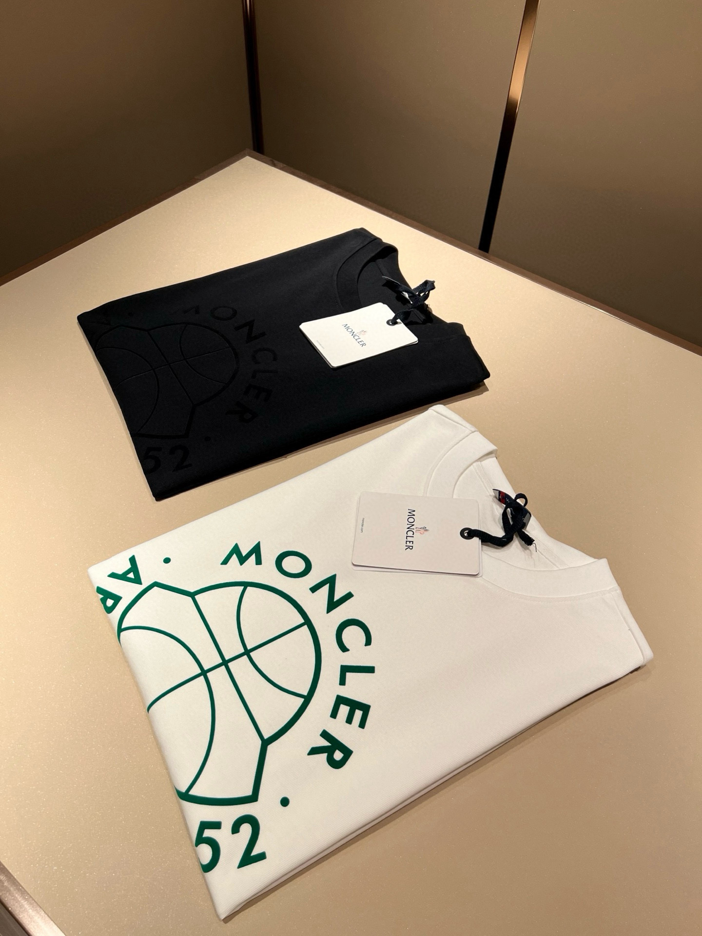 Moncler Logo Graphic Cotton T-Shirt Unisex Short Sleeve Top 2 i1749391508680 782 0 0