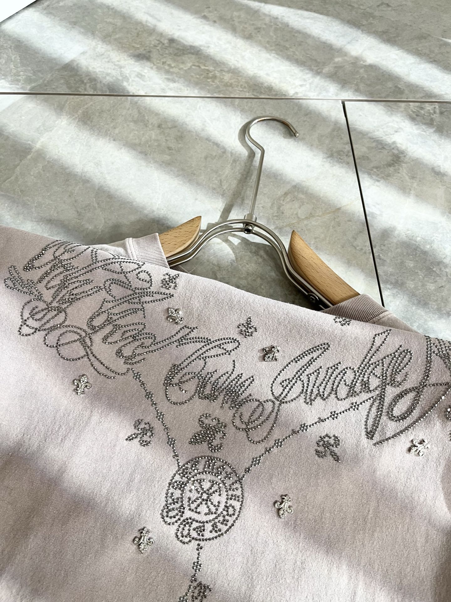 Chrome Hearts Unisex Short Sleeve T-Shirt With Logo Rhinestone Design 9 i1749392987917 2162 0 7