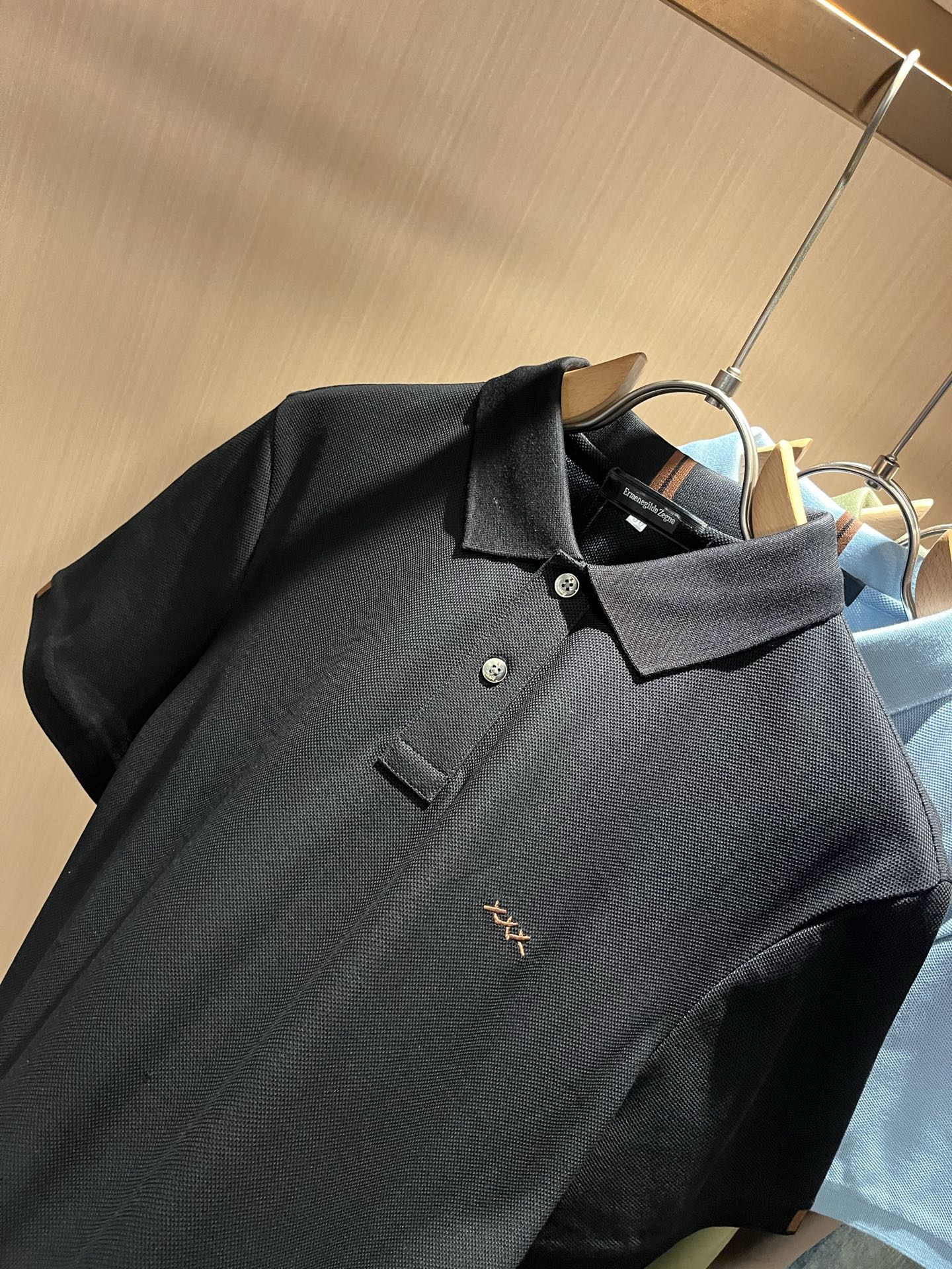  Ermenegildo Zeg*a杰*亚 2025春夏新品男士休闲Polo短袖，外贸公司订单！是杰尼亚