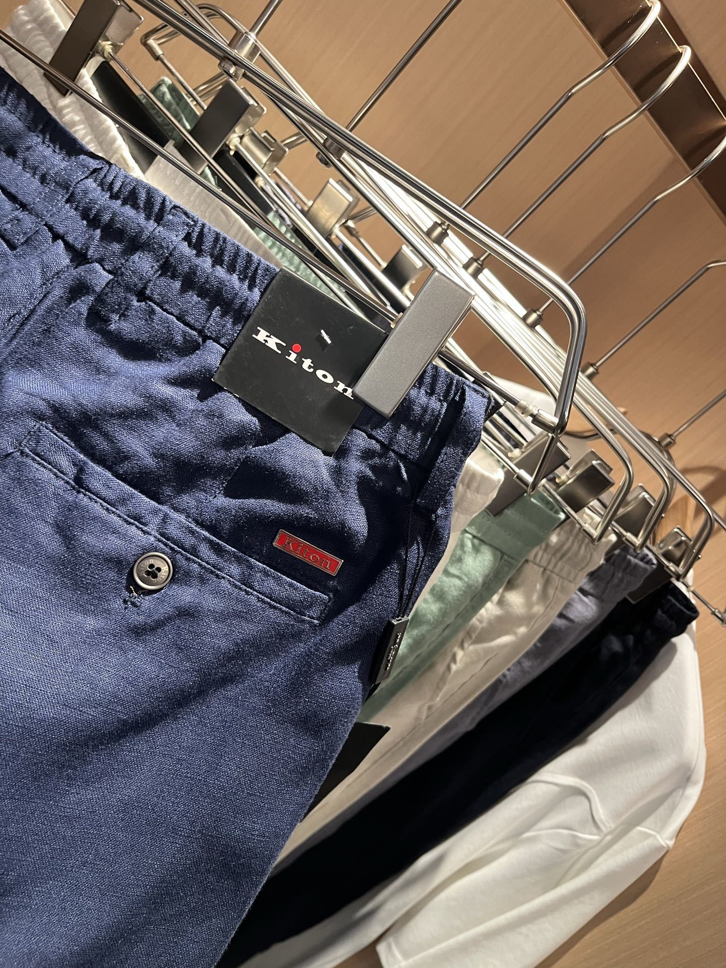 kiton 2025春夏新款男士亚麻休闲裤,男士经典时尚百搭休闲西裤!贸易公司渠道稀出,领先官网发售!