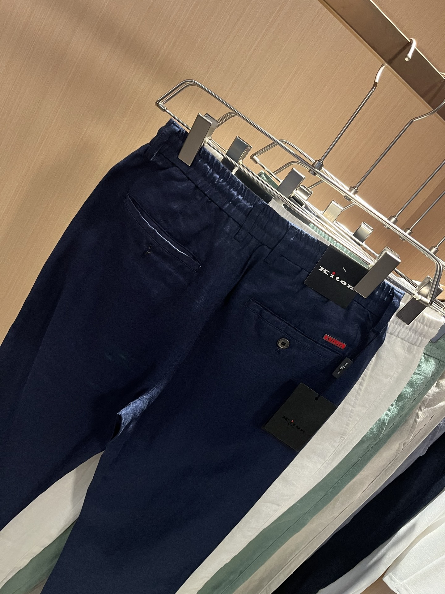 kiton 2025春夏新款男士亚麻休闲裤,男士经典时尚百搭休闲西裤!贸易公司渠道稀出,领先官网发售!