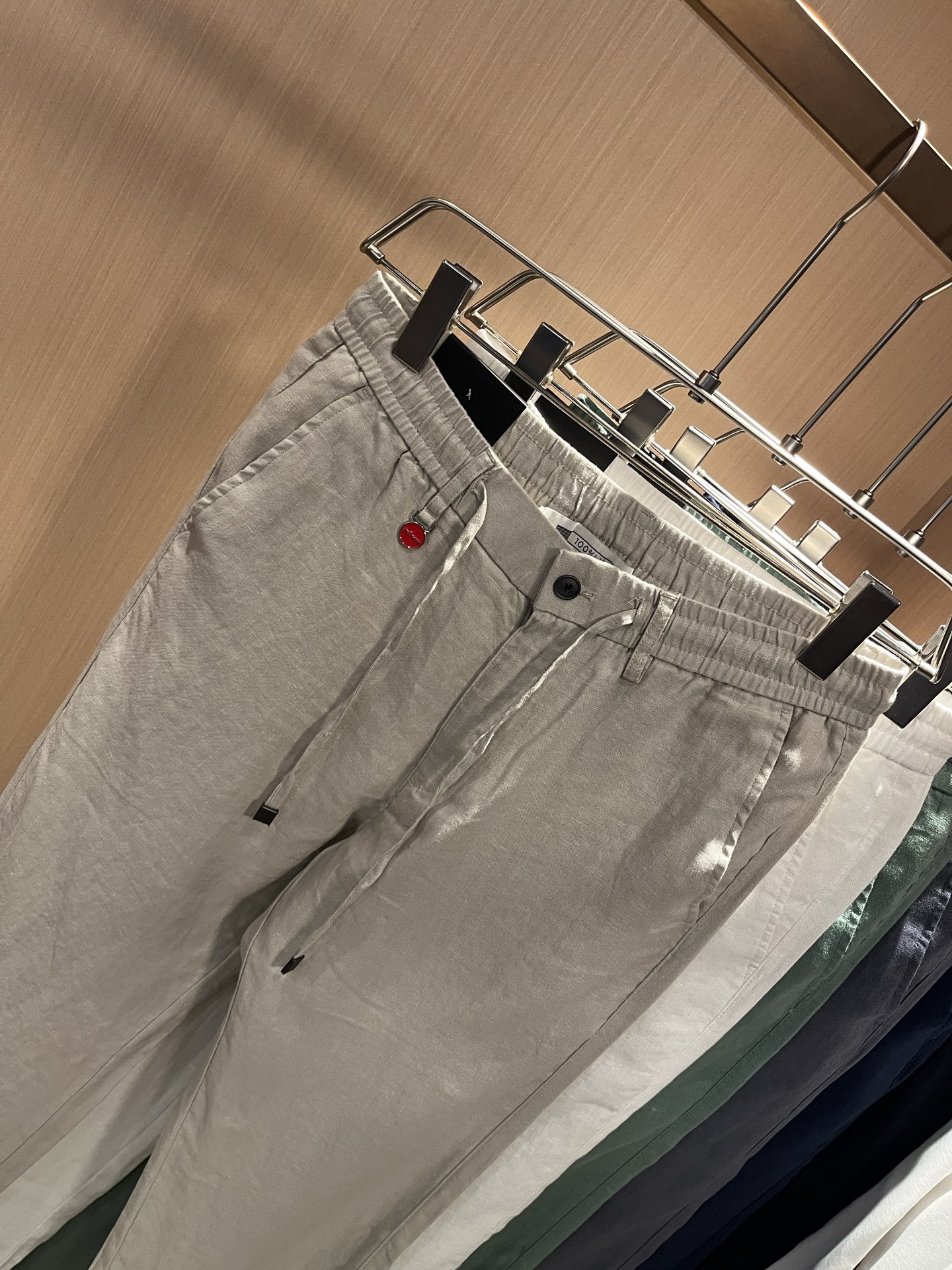  kiton 2025春夏新款男士亚麻休闲裤，男士经典时尚百搭休闲西裤!贸易公司渠道稀出，领先官网发售!