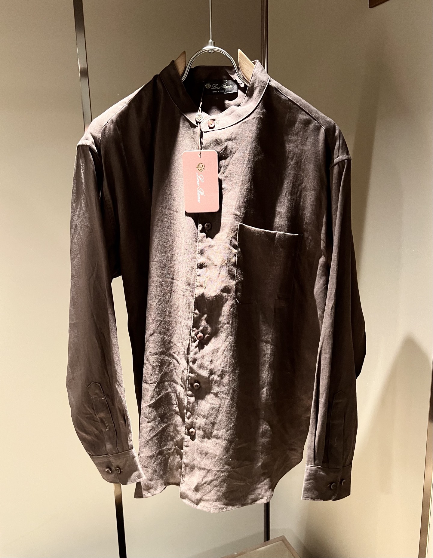  Loro Piana诺悠翩雅 2025春夏男士衬衣，最新的贸易订单全品相！！网红款！上身舒适透气，不僵