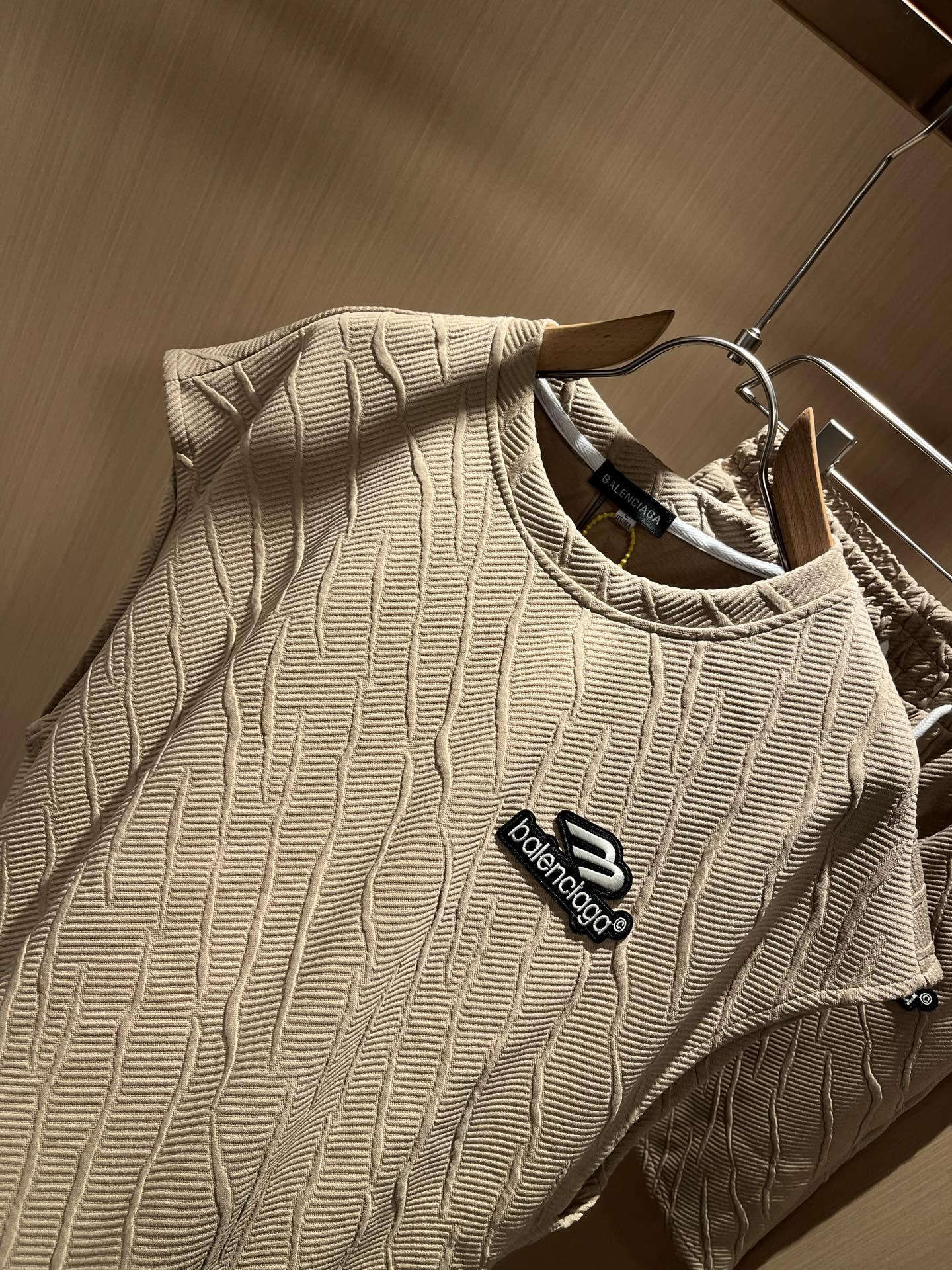  BALENCIA*巴黎*家 2025春夏最新款休闲套装，男女同款👫刺绣logo设计！贸易公司渠道稀出，