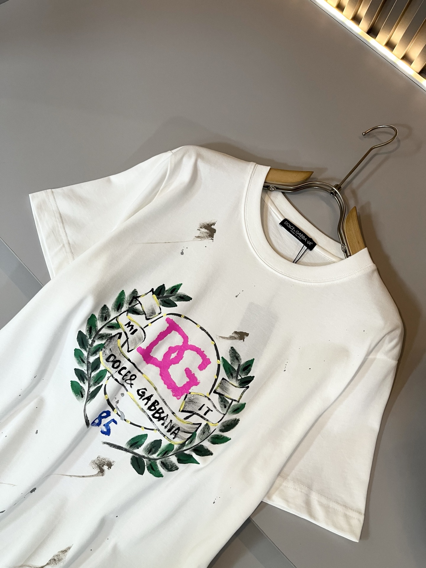   Dolce&Gabba*a 杜嘉*纳2025春夏新款男女同款👫短袖T恤，专柜同步发售！定制专属纯棉面