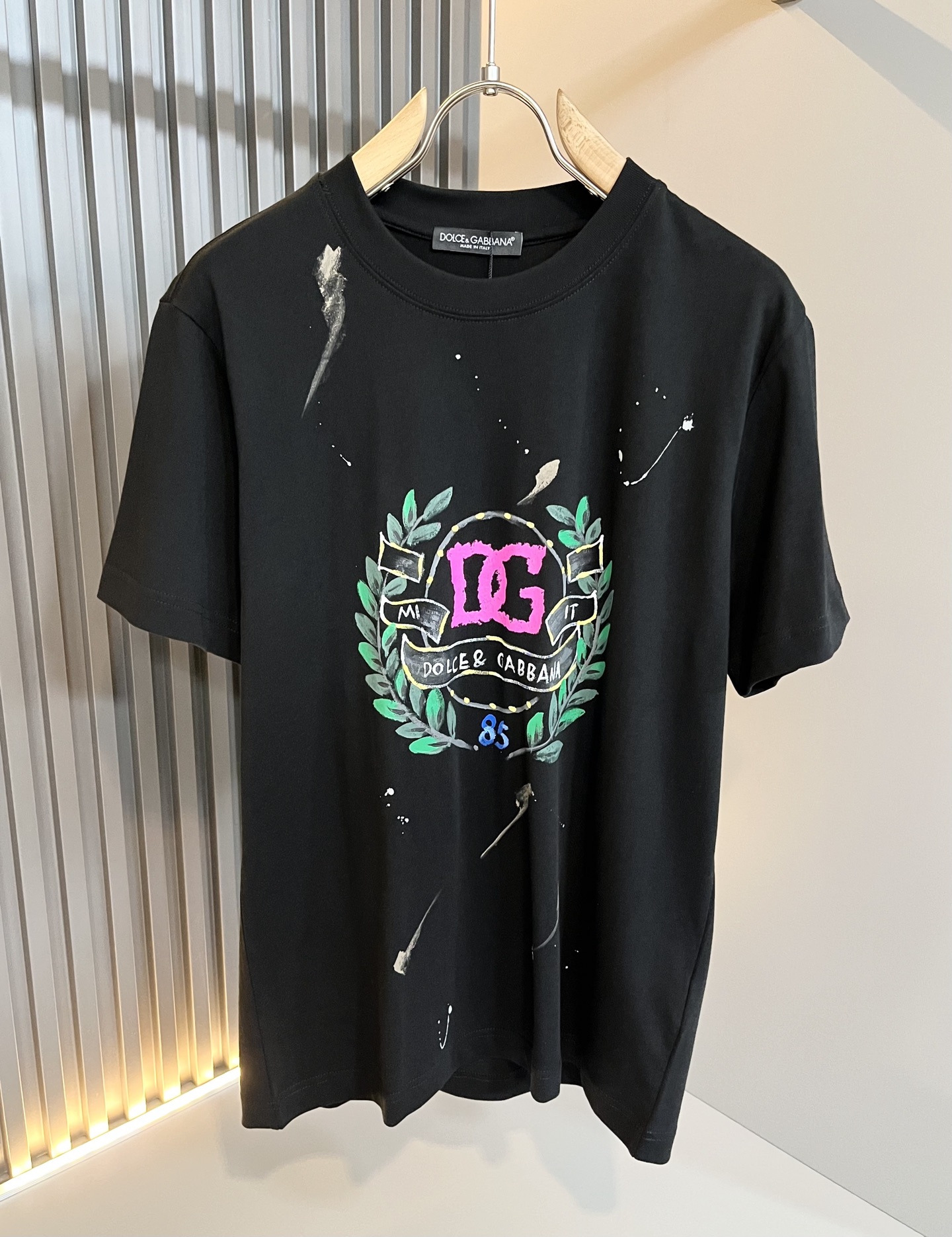   Dolce&Gabba*a 杜嘉*纳2025春夏新款男女同款👫短袖T恤，专柜同步发售！定制专属纯棉面