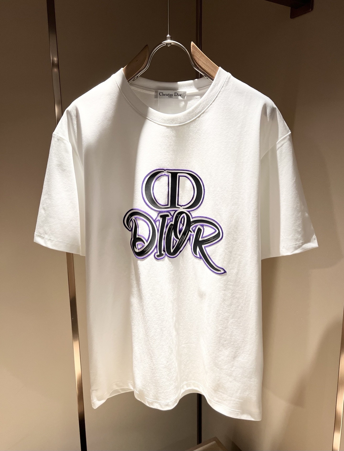  Dio*迪家 2025春夏新款男女同款👫短袖T恤，专柜同步发售！定制专属260克纯棉面料，定制原版工艺