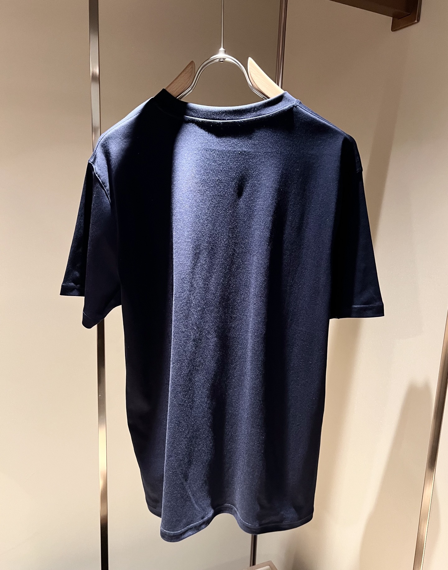  布里奥尼 Brioni 2025春夏男士最新的贸易订单短袖T恤，全品相！！网红款！采用logo图案刺绣