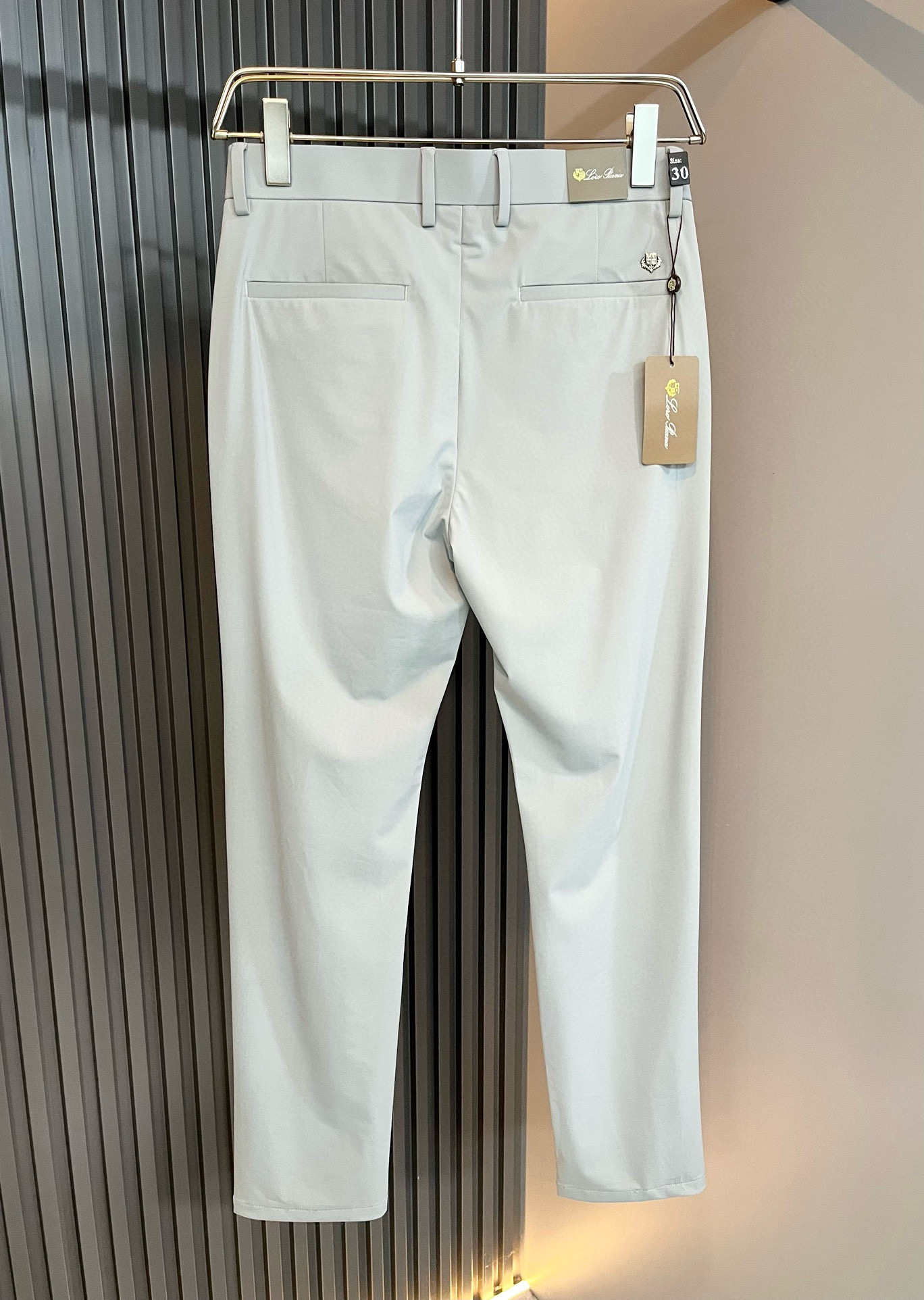  Loro Piana诺悠翩雅 2025春夏新品男士时装款高端休闲裤，香港洋行渠道货，日本原厂出品，纯血