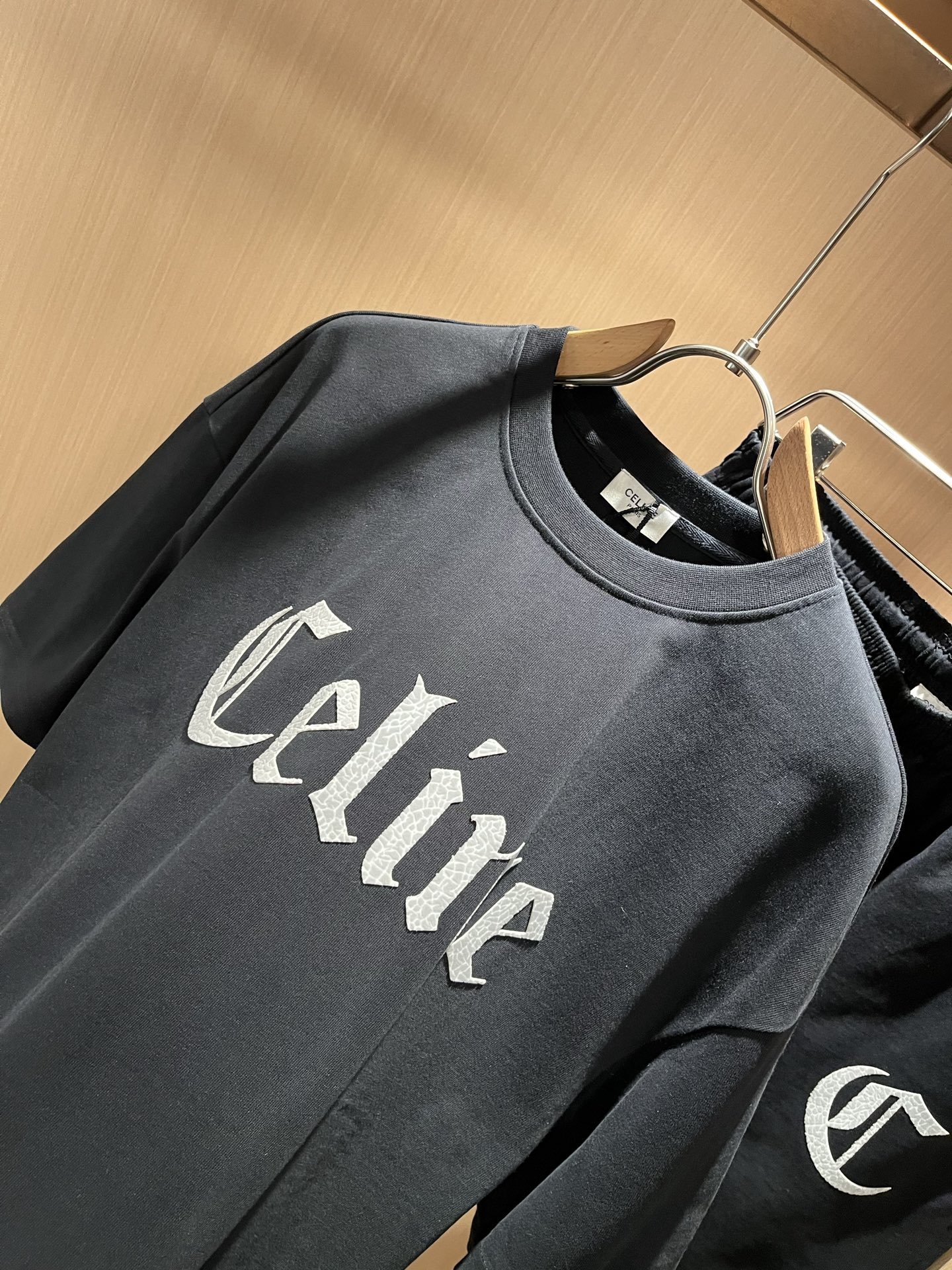 CELIN*瑟琳 2025春夏新款时尚休闲圆领套装,经典男女同款情侣👫短袖T恤衫!贸易公司渠道稀出,同