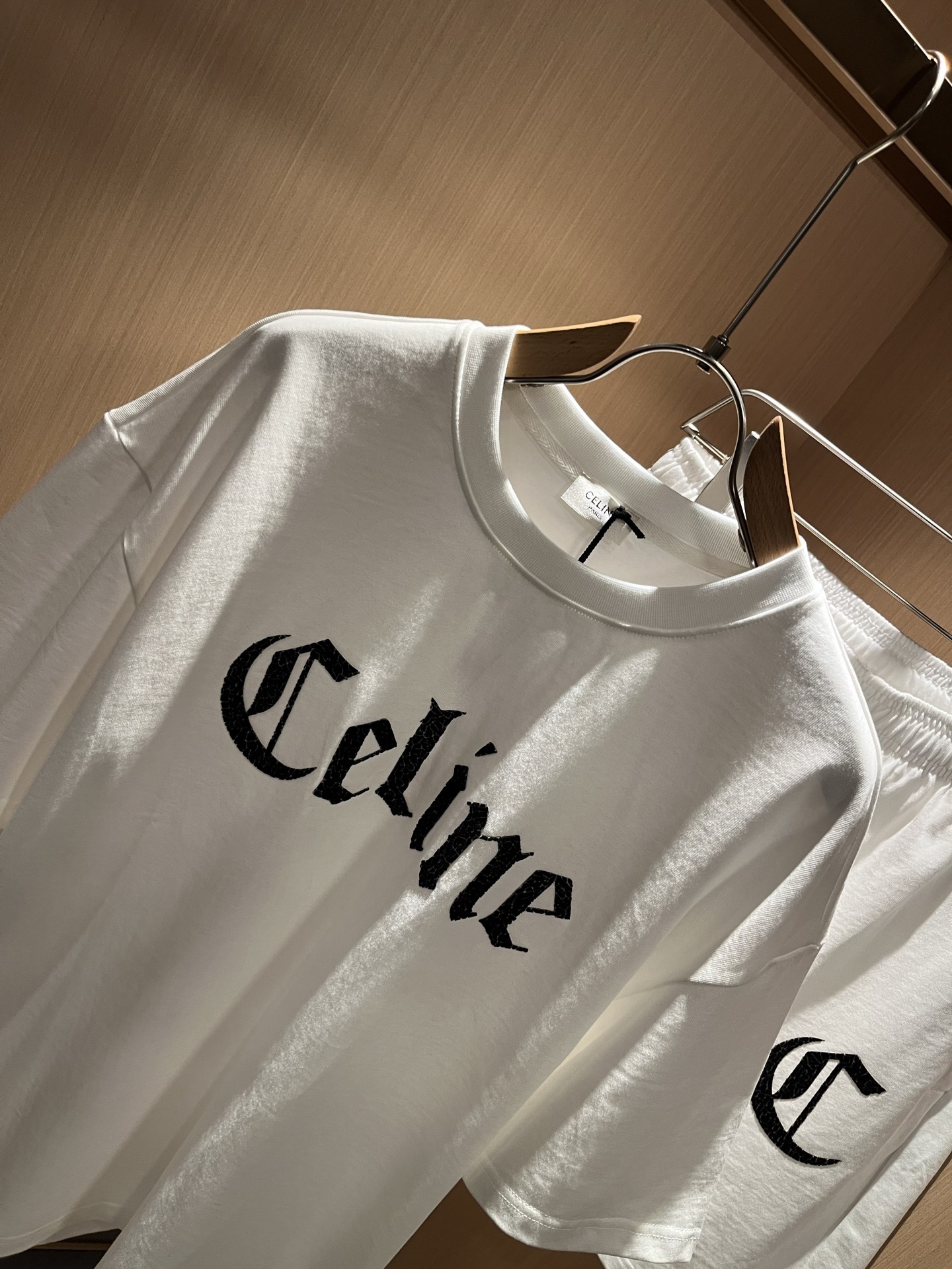 CELIN*瑟琳 2025春夏新款时尚休闲圆领套装,经典男女同款情侣👫短袖T恤衫!贸易公司渠道稀出,同