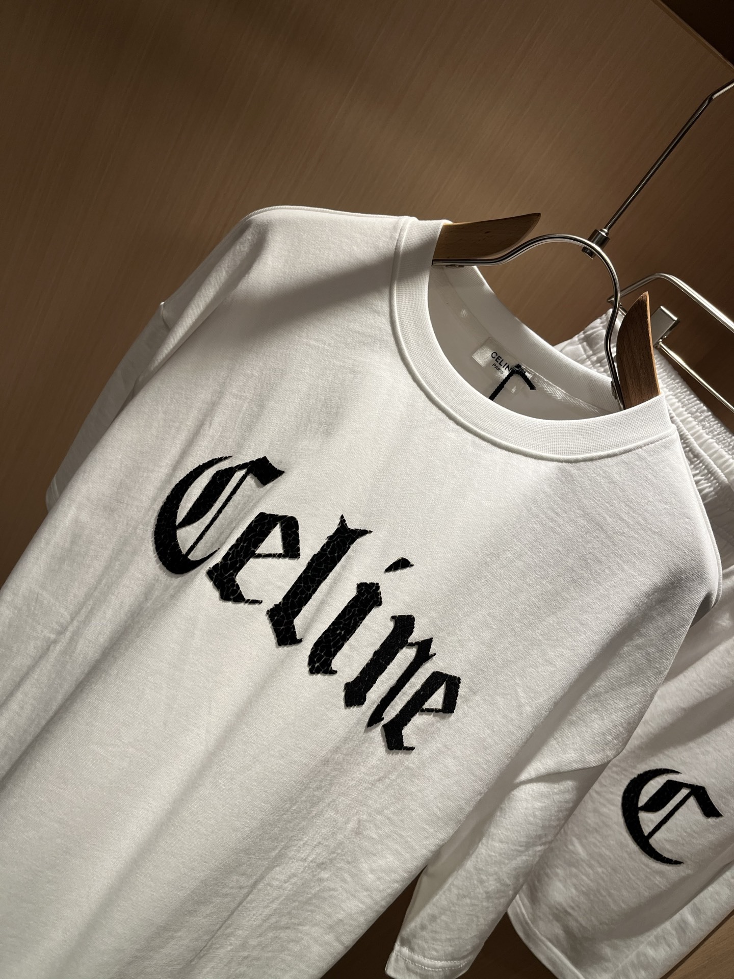 CELIN*瑟琳 2025春夏新款时尚休闲圆领套装,经典男女同款情侣👫短袖T恤衫!贸易公司渠道稀出,同