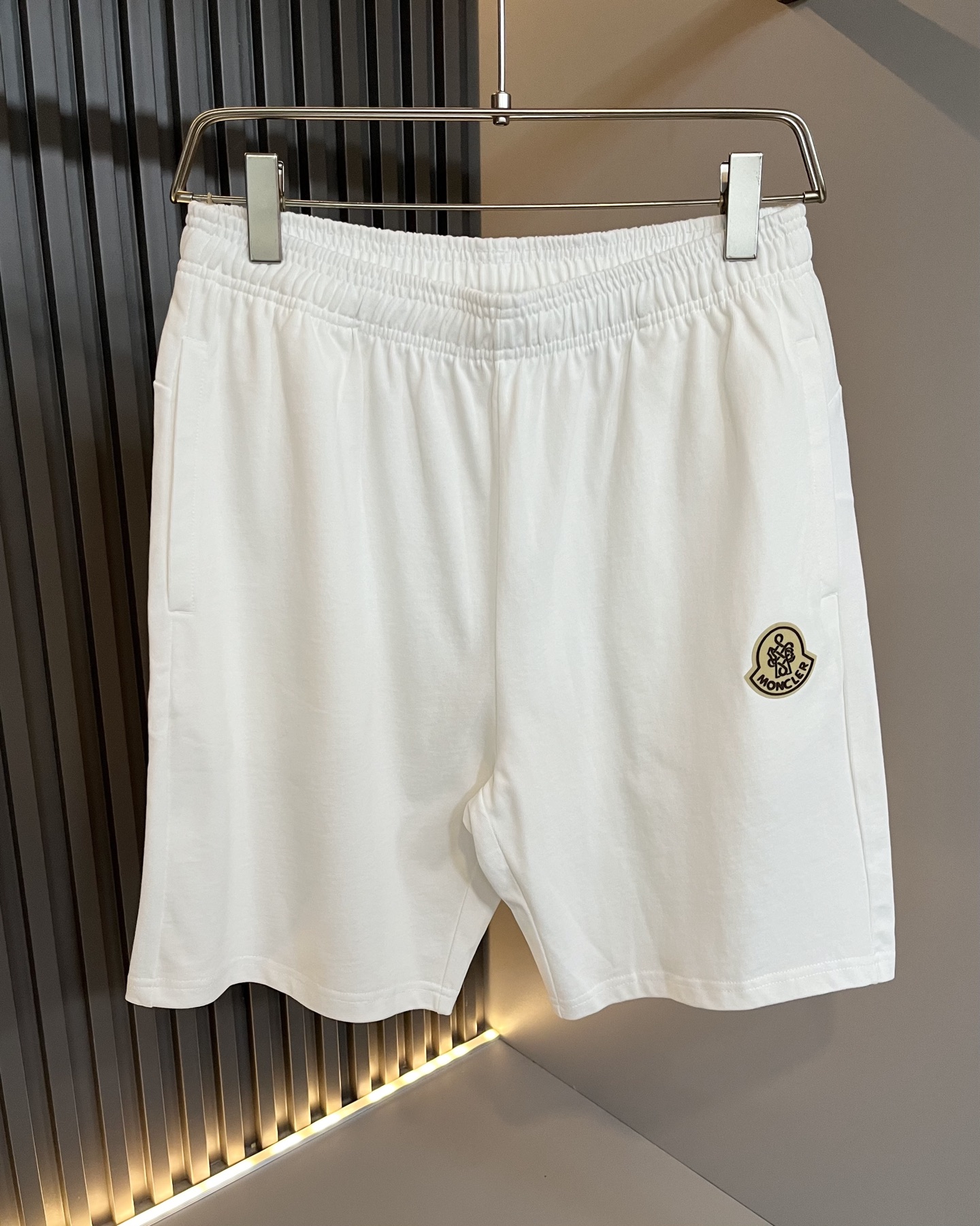 Moncler蒙家 2025春夏最新男女同款👫贸易订单休闲套装，全品相！！网红款！采用logo图案压胶