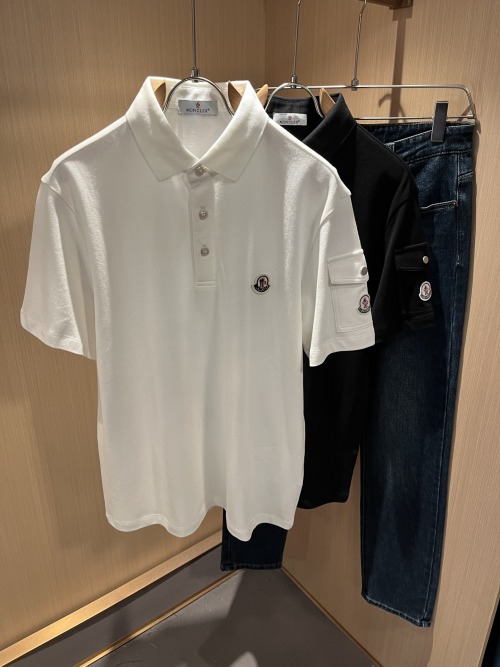 Moncler Men's Classic Fit Polo Shirt - Comfortable & Breathable 1 Moncler Men's Classic Fit Polo Shirt - Comfortable & Breathable
