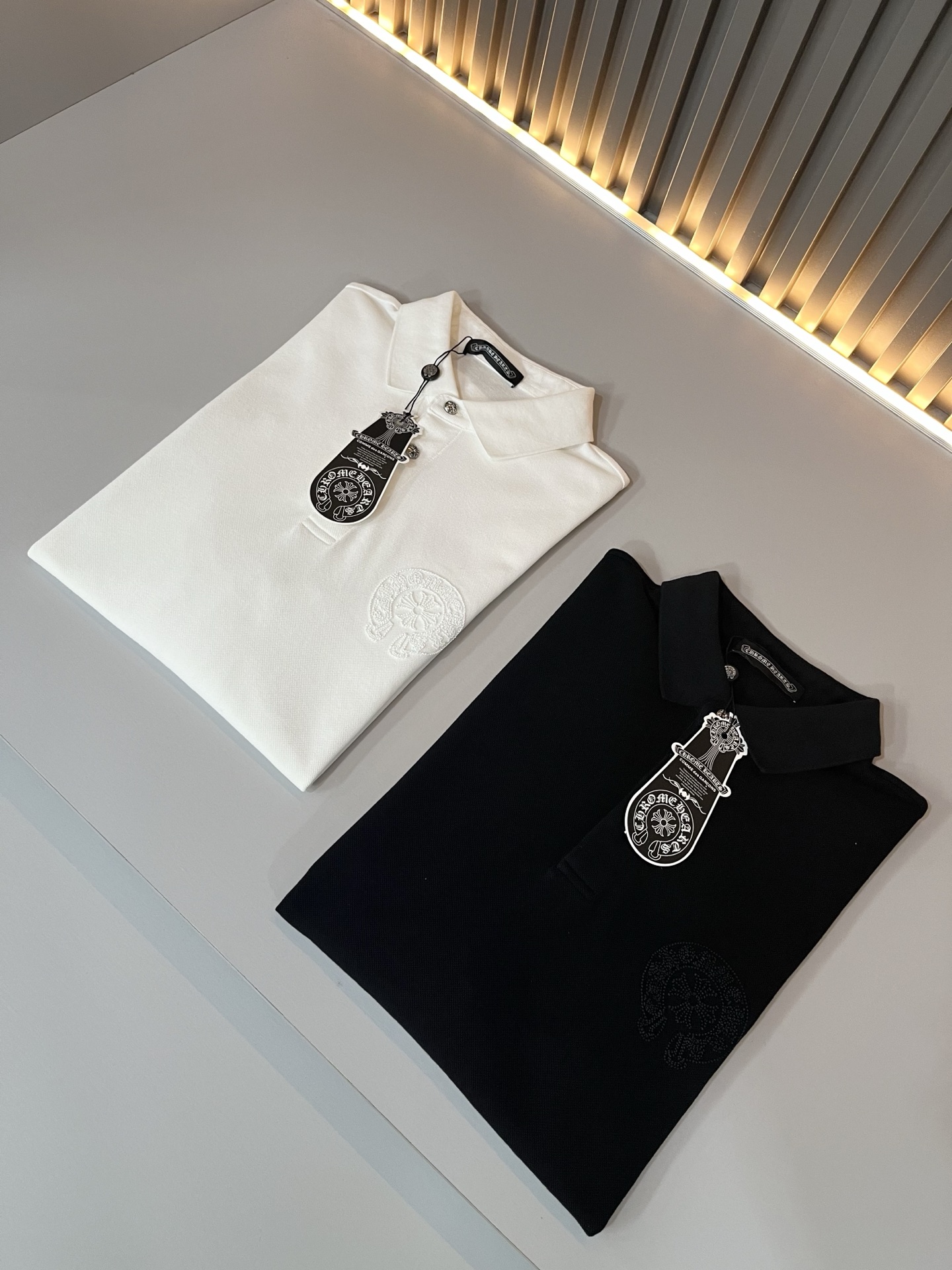  Chrome Hear*s 克*心 2025春夏新品限量版克*心短袖Polo衫，墙裂推荐！时尚傲娇的C