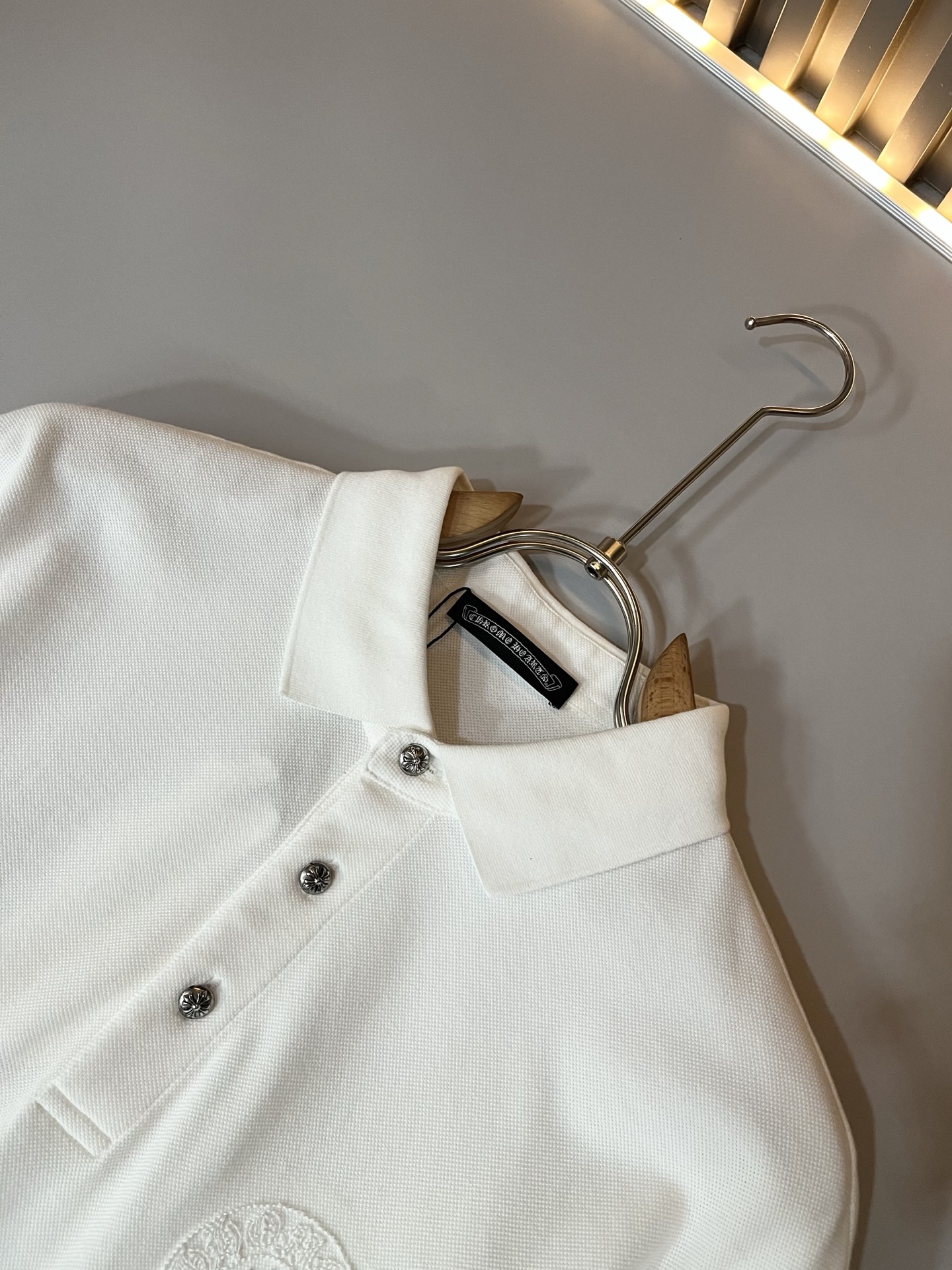  Chrome Hear*s 克*心 2025春夏新品限量版克*心短袖Polo衫，墙裂推荐！时尚傲娇的C