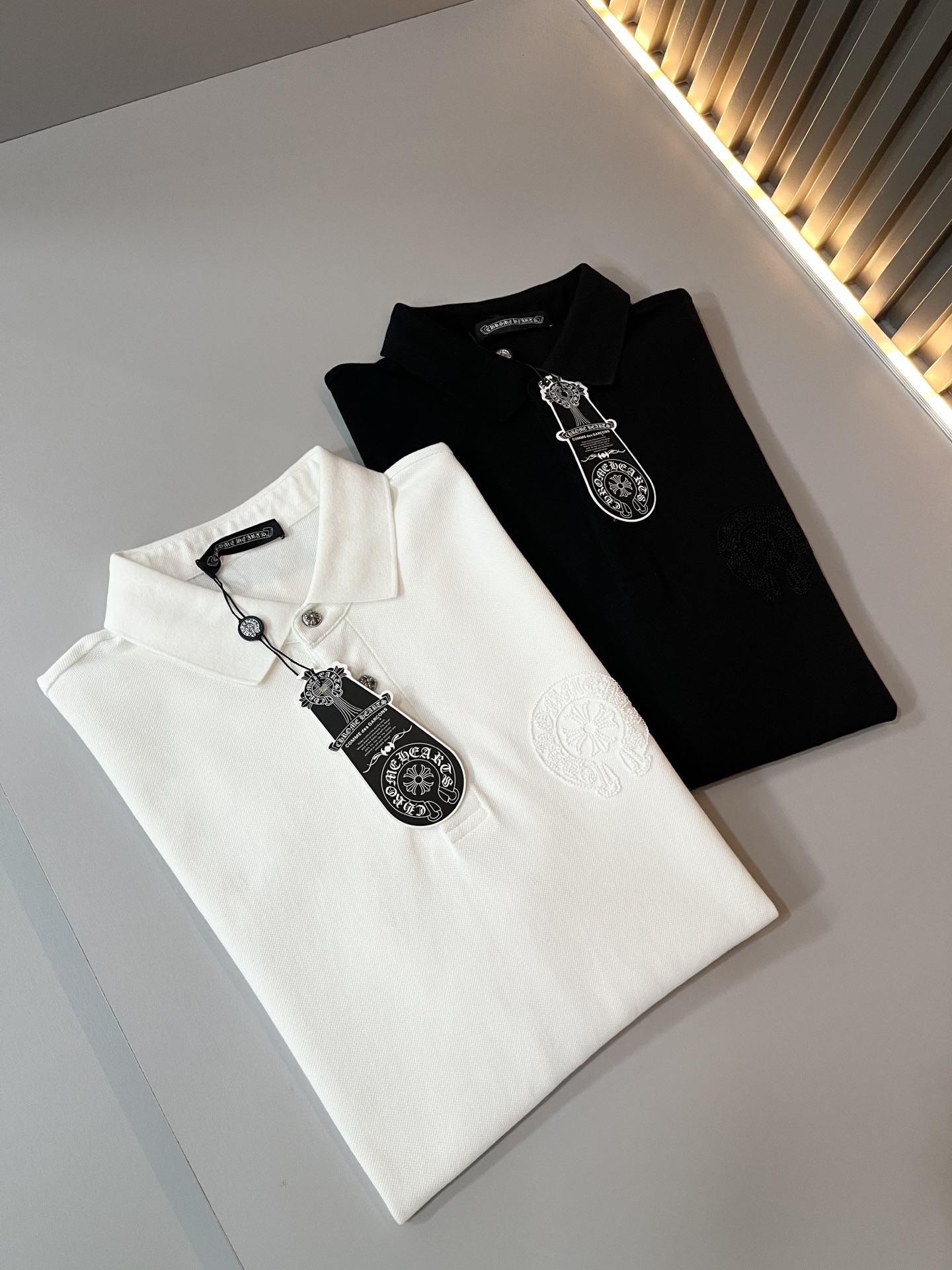  Chrome Hear*s 克*心 2025春夏新品限量版克*心短袖Polo衫，墙裂推荐！时尚傲娇的C