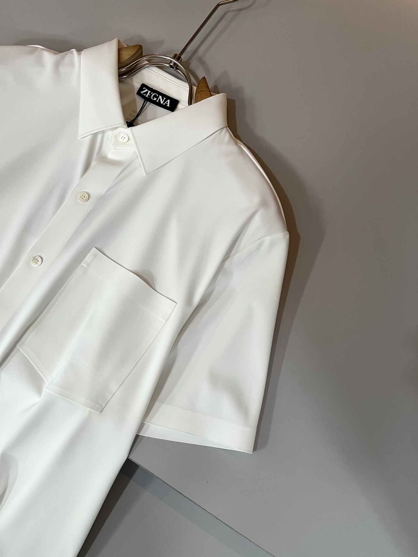  Ermenegildo Zeg*a杰*亚 2025春夏新品男士休闲短袖衬衣，外贸公司订单！是杰尼亚经典