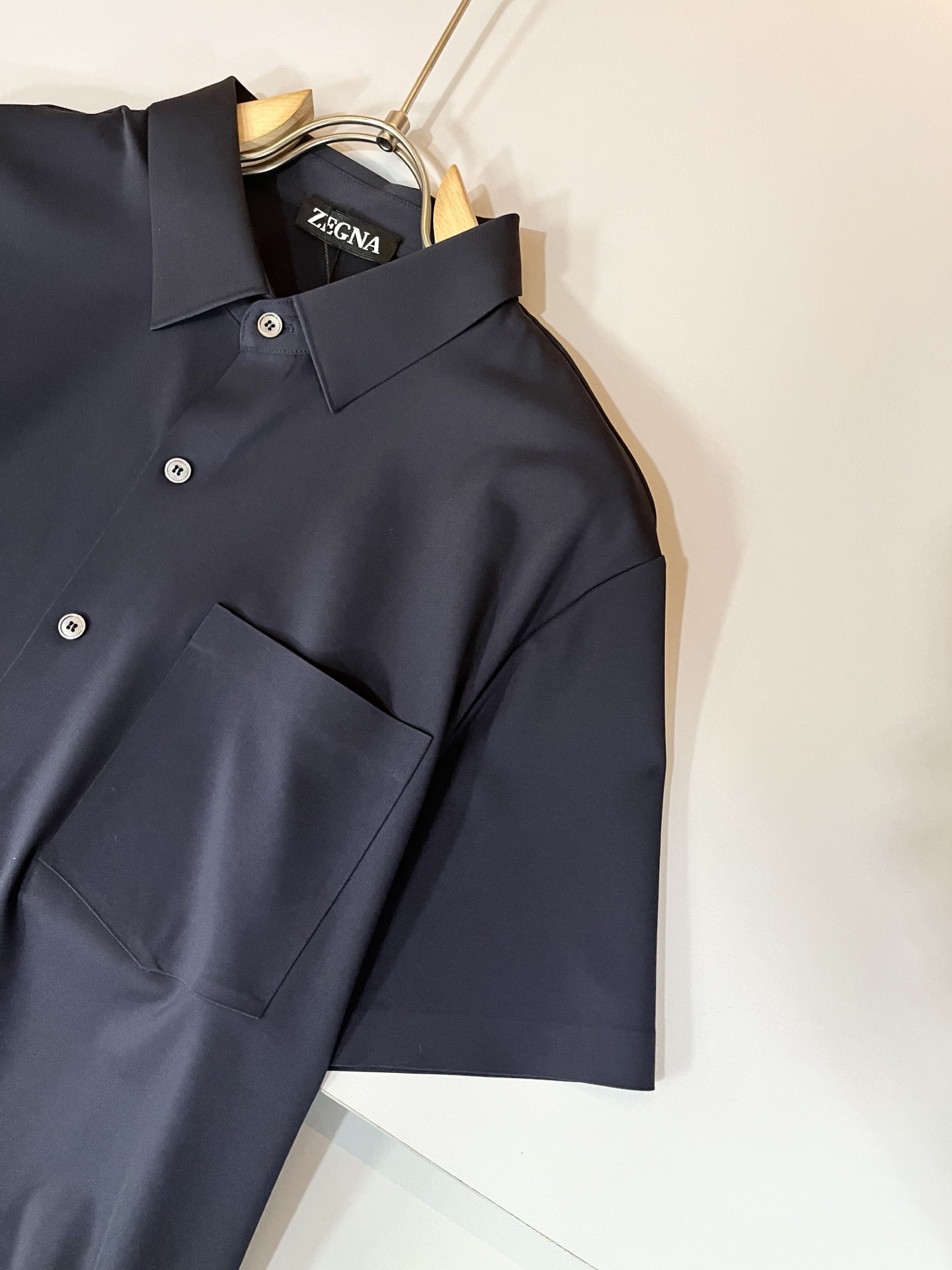  Ermenegildo Zeg*a杰*亚 2025春夏新品男士休闲短袖衬衣，外贸公司订单！是杰尼亚经典