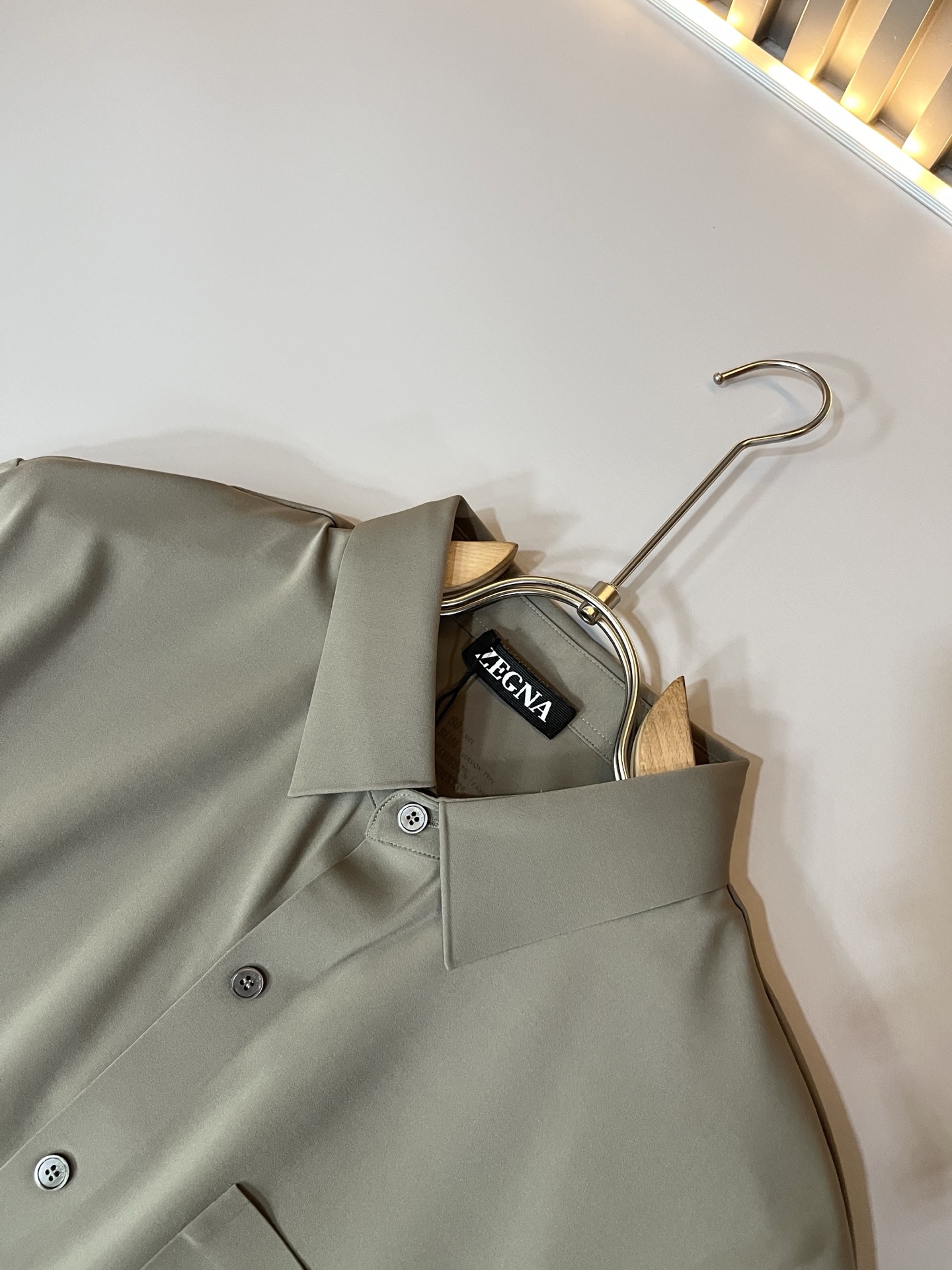  Ermenegildo Zeg*a杰*亚 2025春夏新品男士休闲短袖衬衣，外贸公司订单！是杰尼亚经典